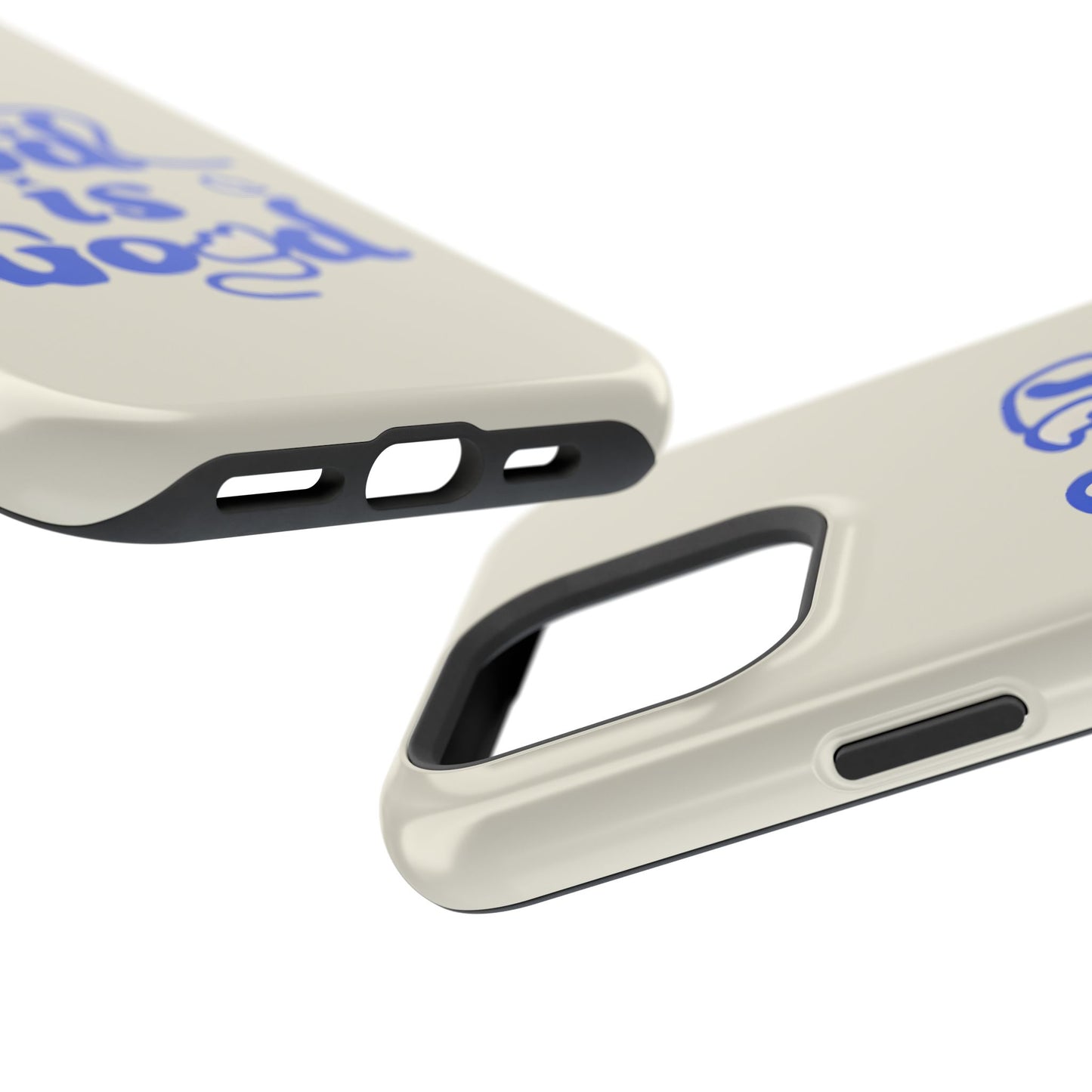 Floral Faith "God Is Good" Phone Case – MagSafe Compatible for iPhone & Samsung Galaxy