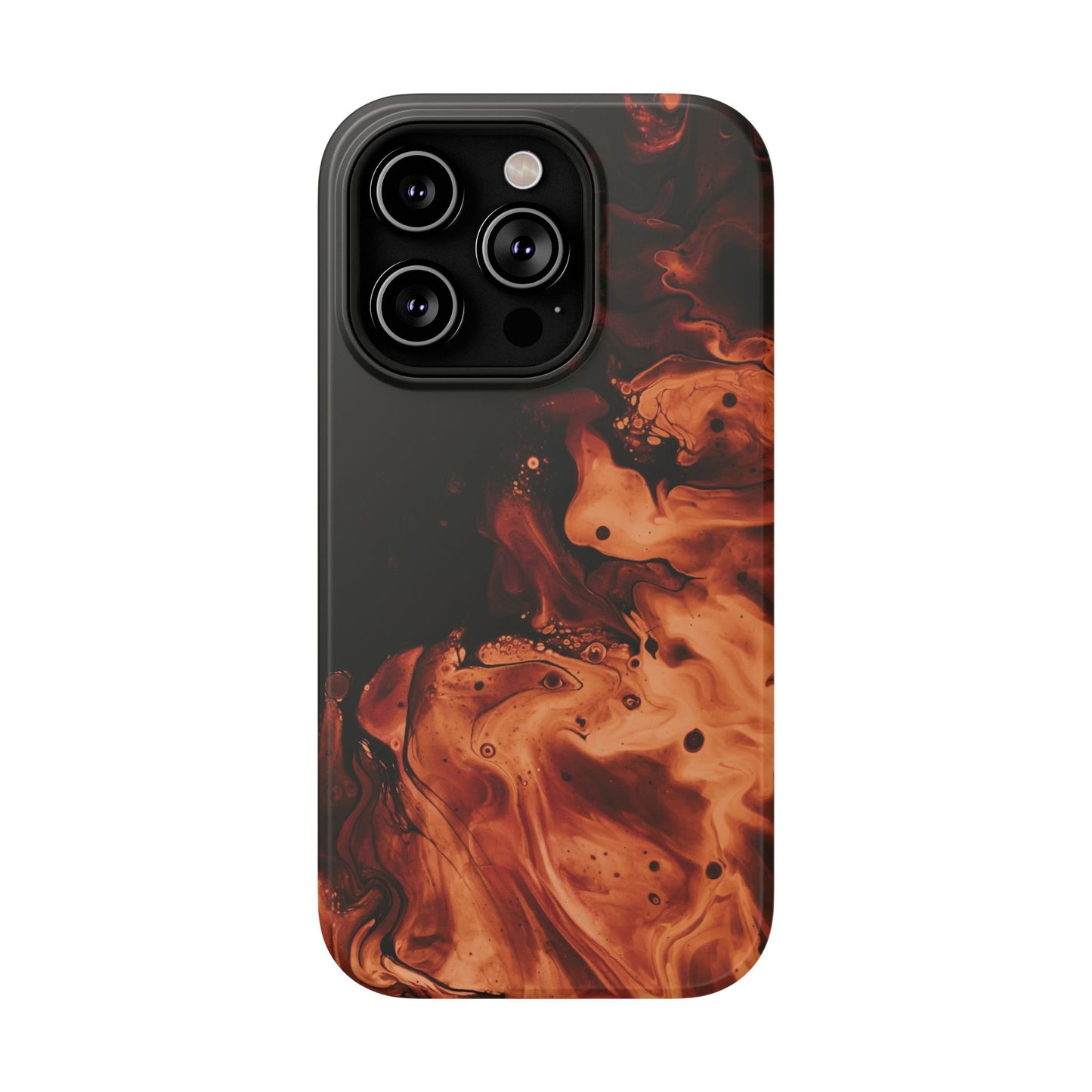 Molten Lava Abstract Art Phone Case – MagSafe Compatible for iPhone & Samsung Galaxy