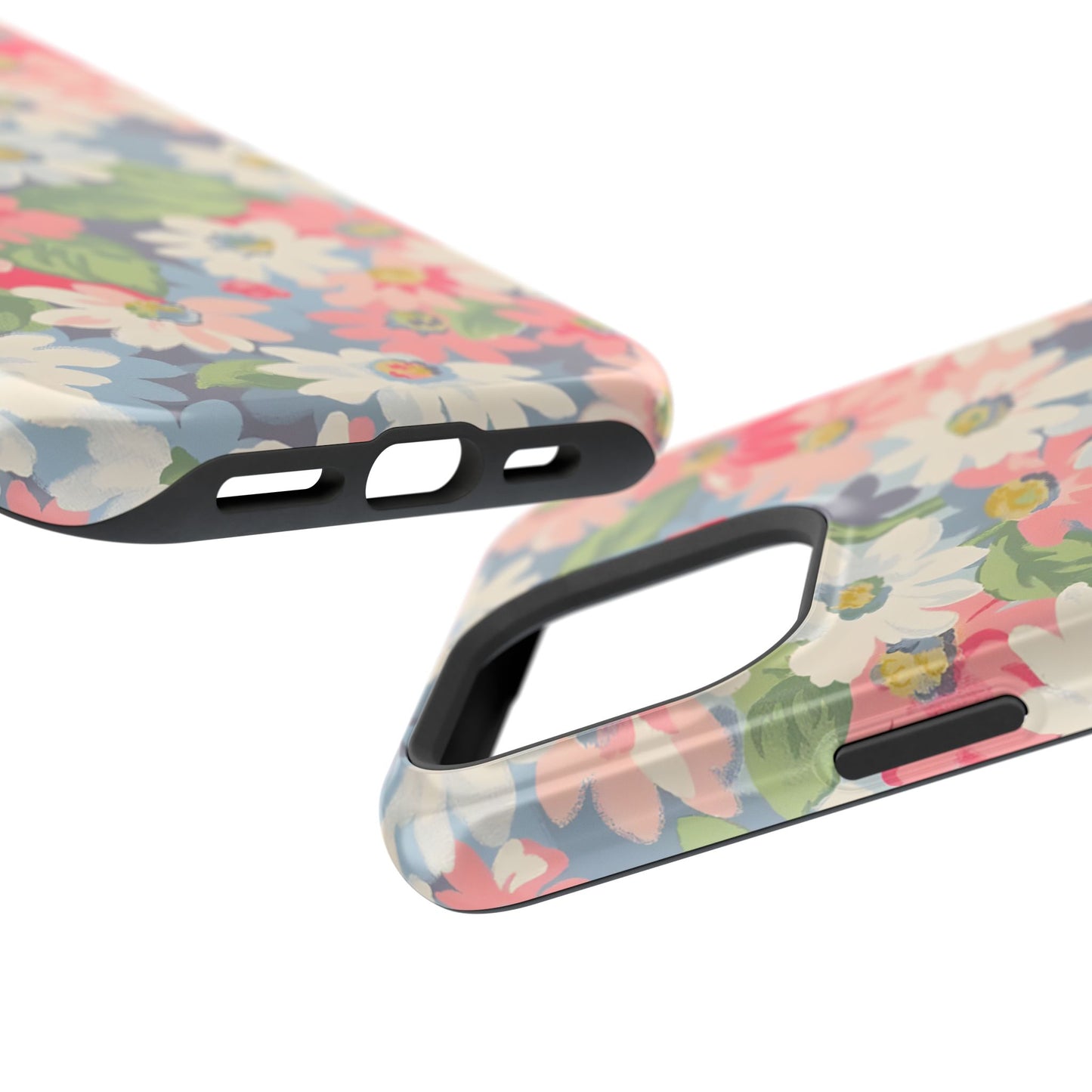 Vintage Floral Daisy Phone Case – MagSafe Compatible for iPhone & Samsung Galaxy