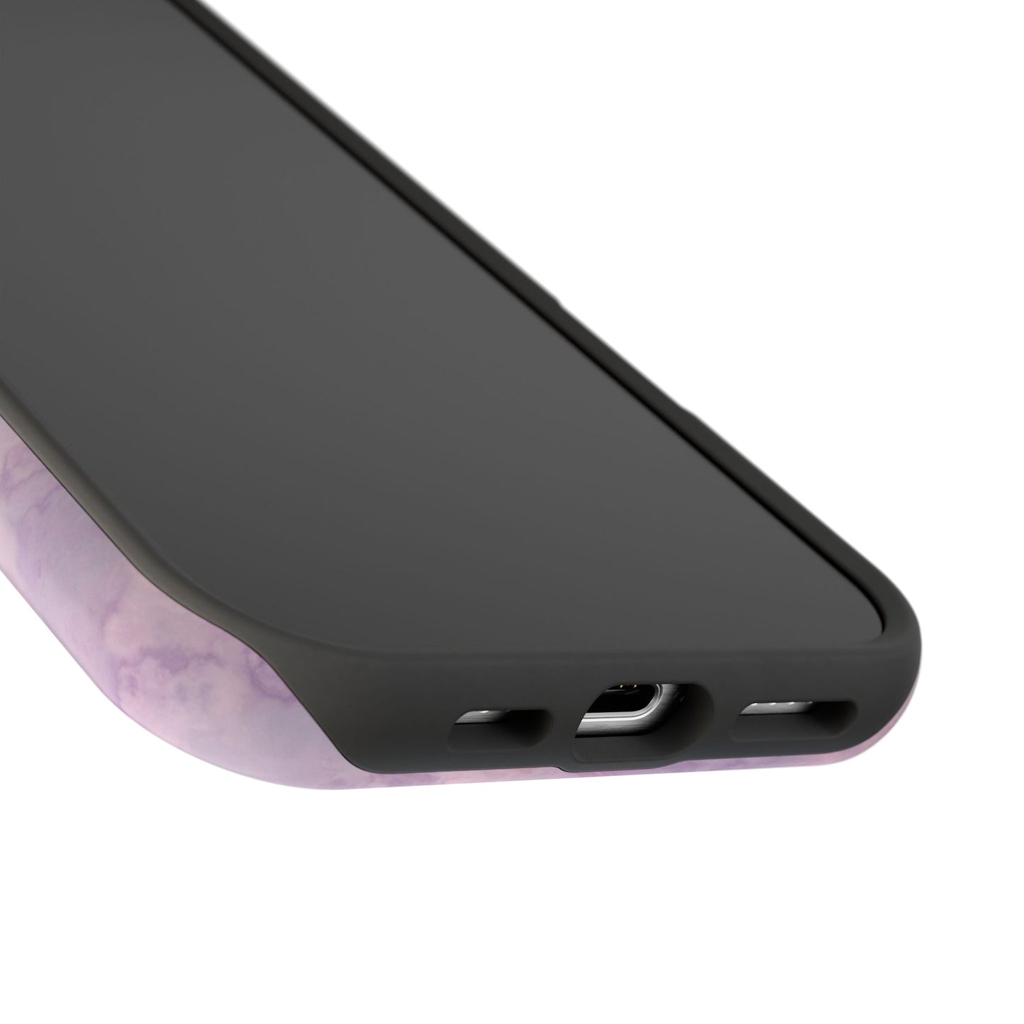 Lavender Dream Marble Phone Case – MagSafe Compatible for iPhone & Samsung Galaxy