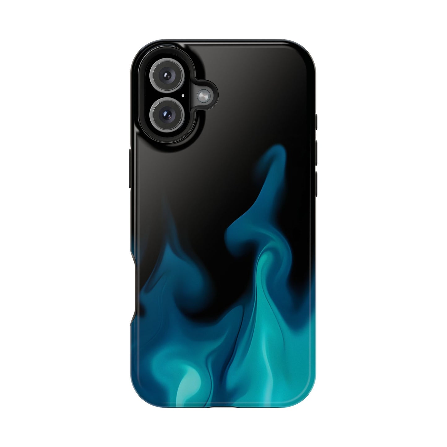 Blue Flame Energy Phone Case – MagSafe Compatible for iPhone & Samsung Galaxy