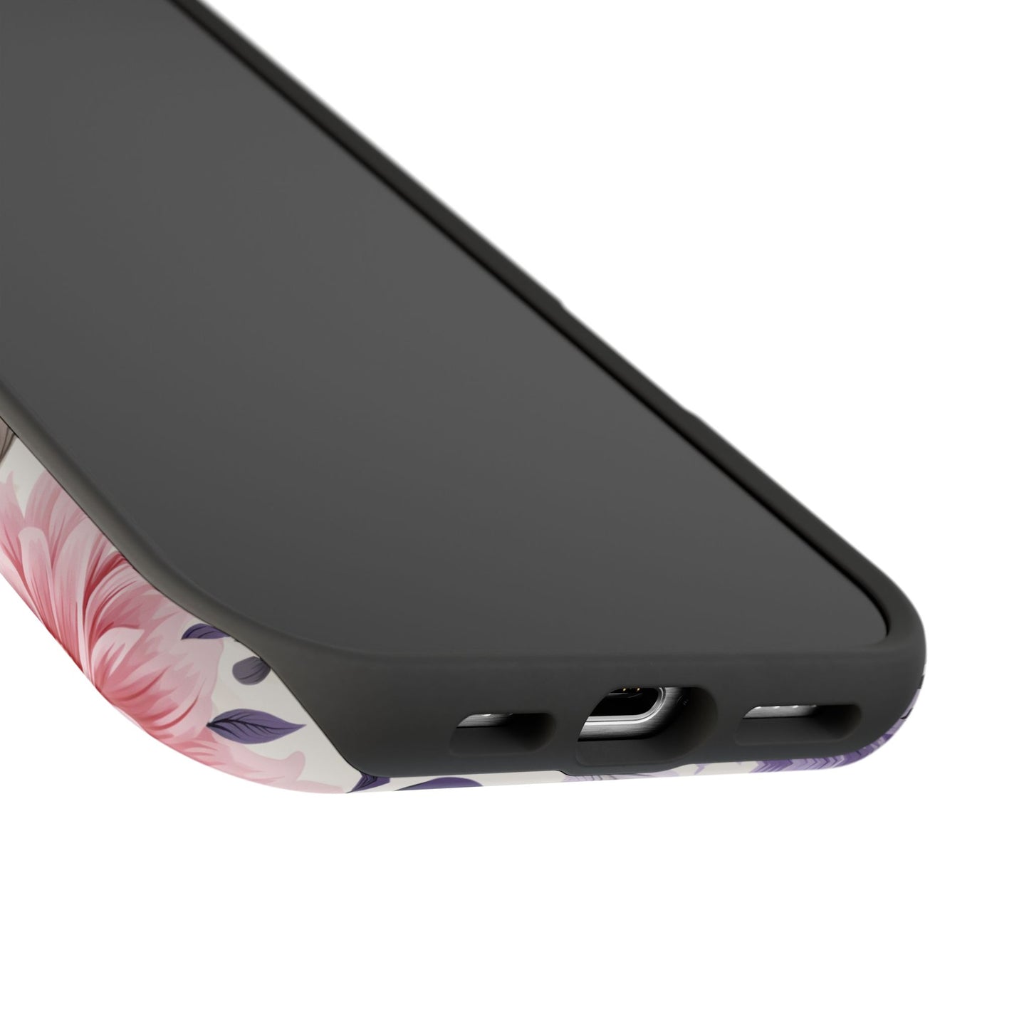 Elegant Vintage Floral Phone Case – MagSafe Compatible for iPhone & Samsung Galaxy