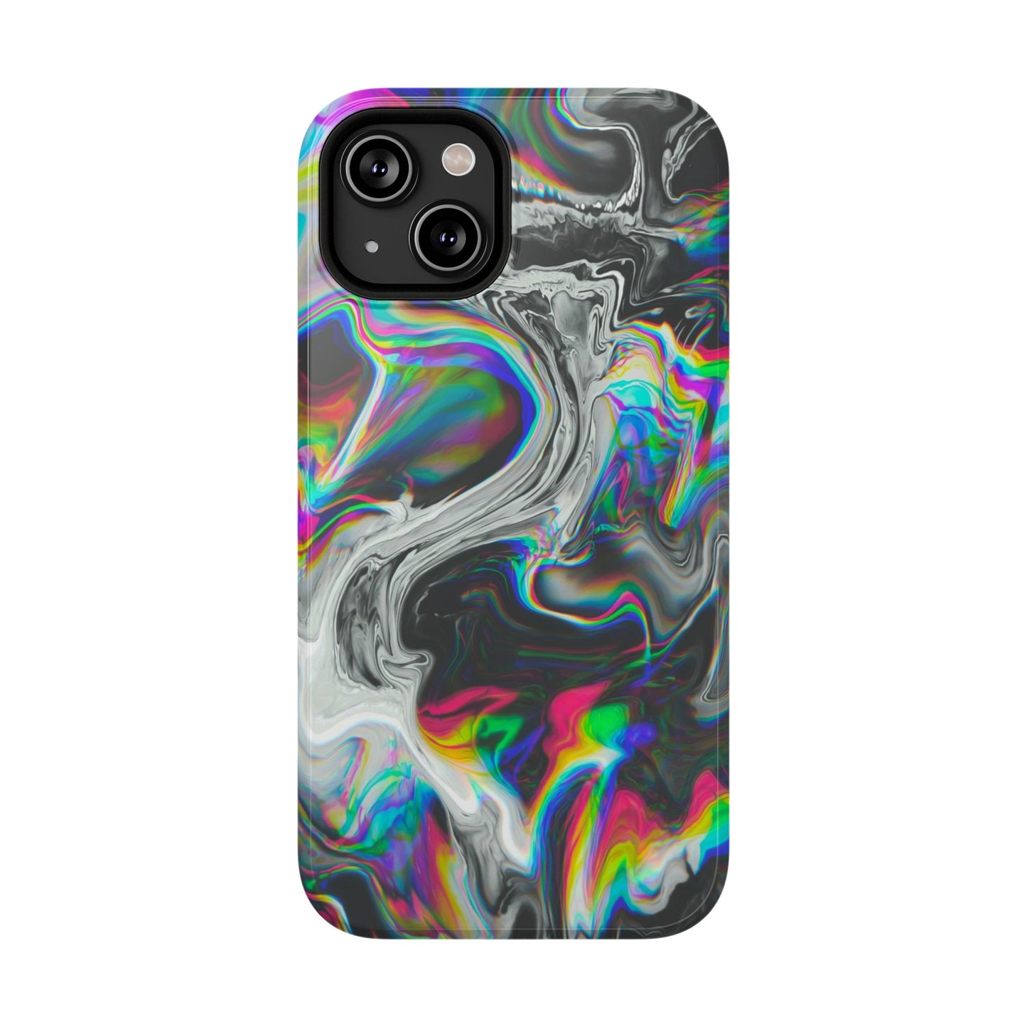 Holographic Swirl Phone Case – MagSafe Compatible for iPhone & Samsung Galaxy