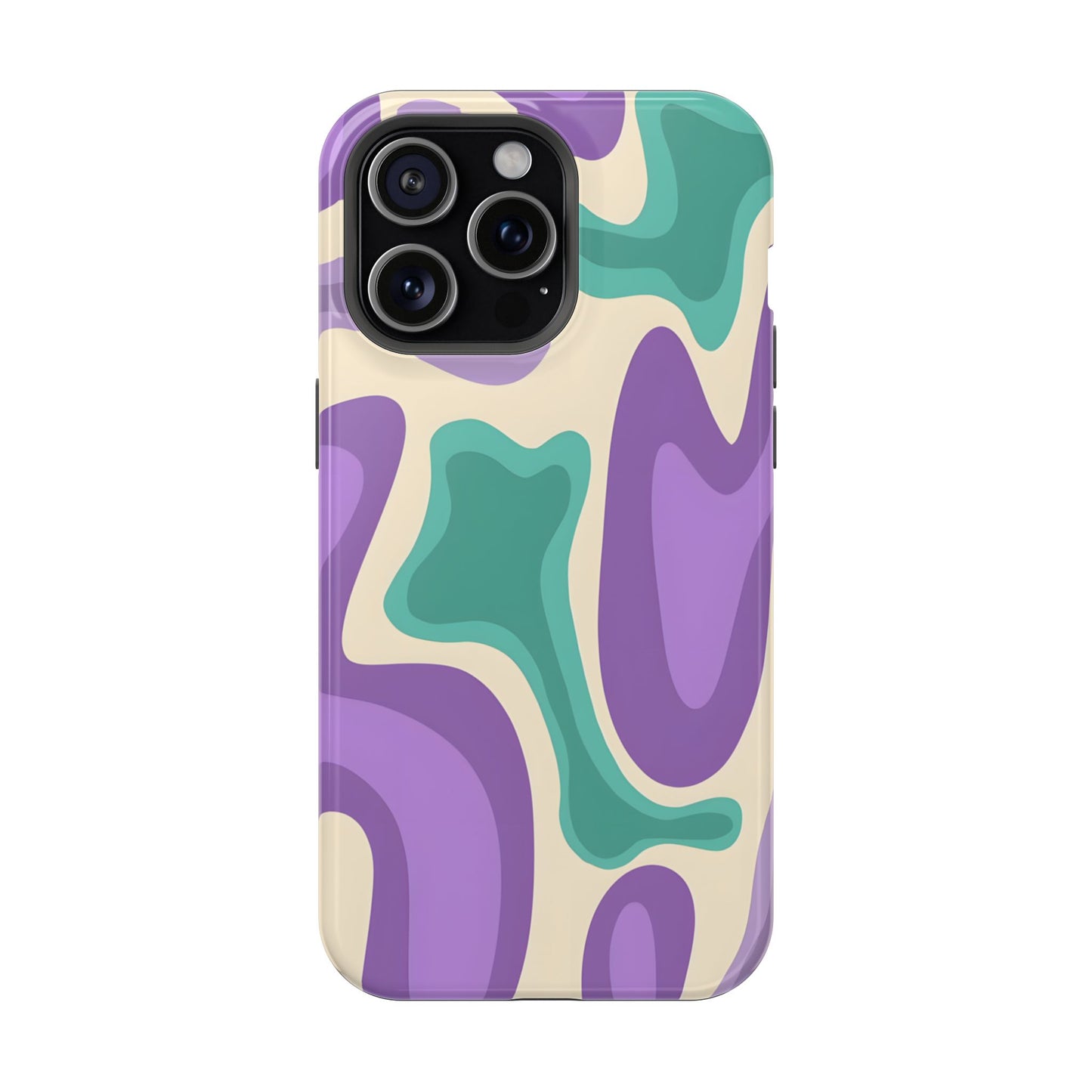 Funky Psychedelic Swirl Phone Case – MagSafe Compatible for iPhone & Samsung Galaxy