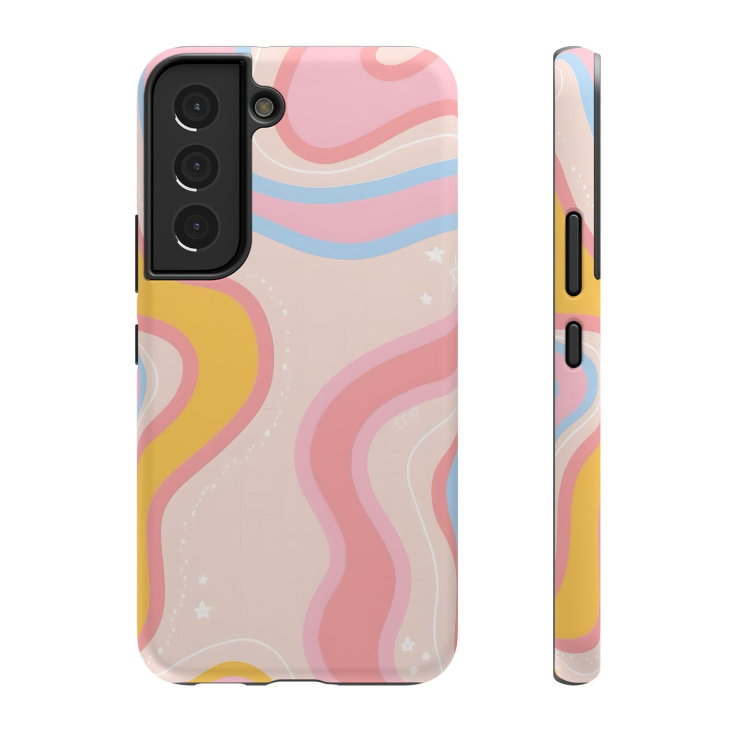 Pastel Dreamy Waves Phone Case – MagSafe Compatible for iPhone & Samsung Galaxy