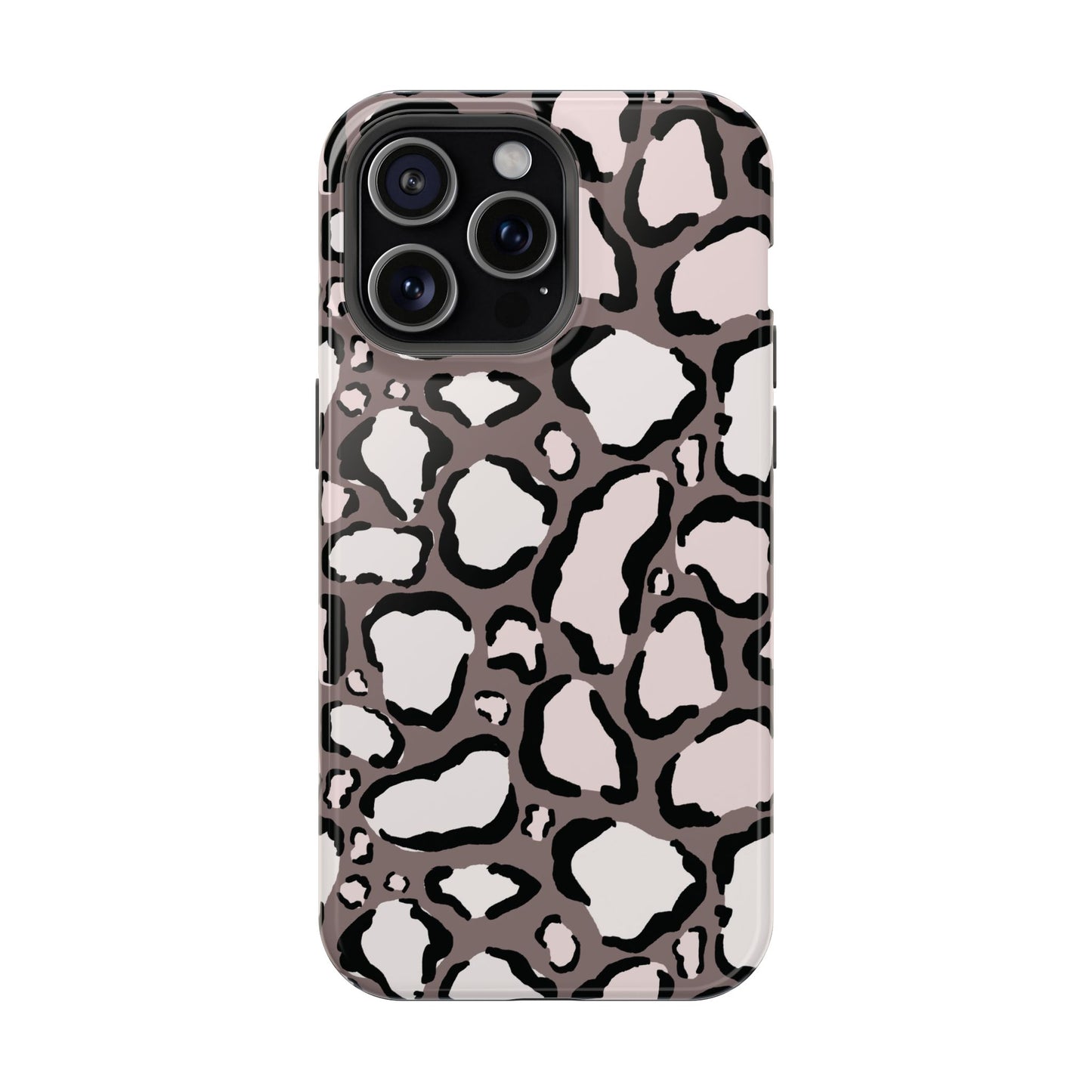 Chic Leopard Print Phone Case – MagSafe Compatible for iPhone & Samsung Galaxy