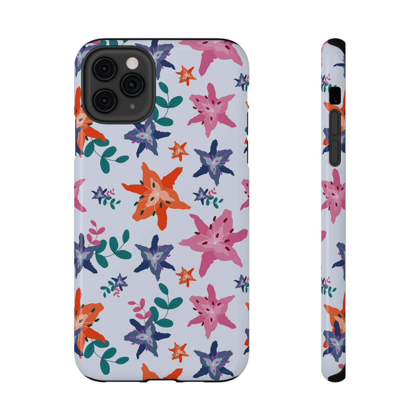 Watercolor Lily Garden Phone Case – MagSafe Compatible for iPhone & Samsung Galaxy