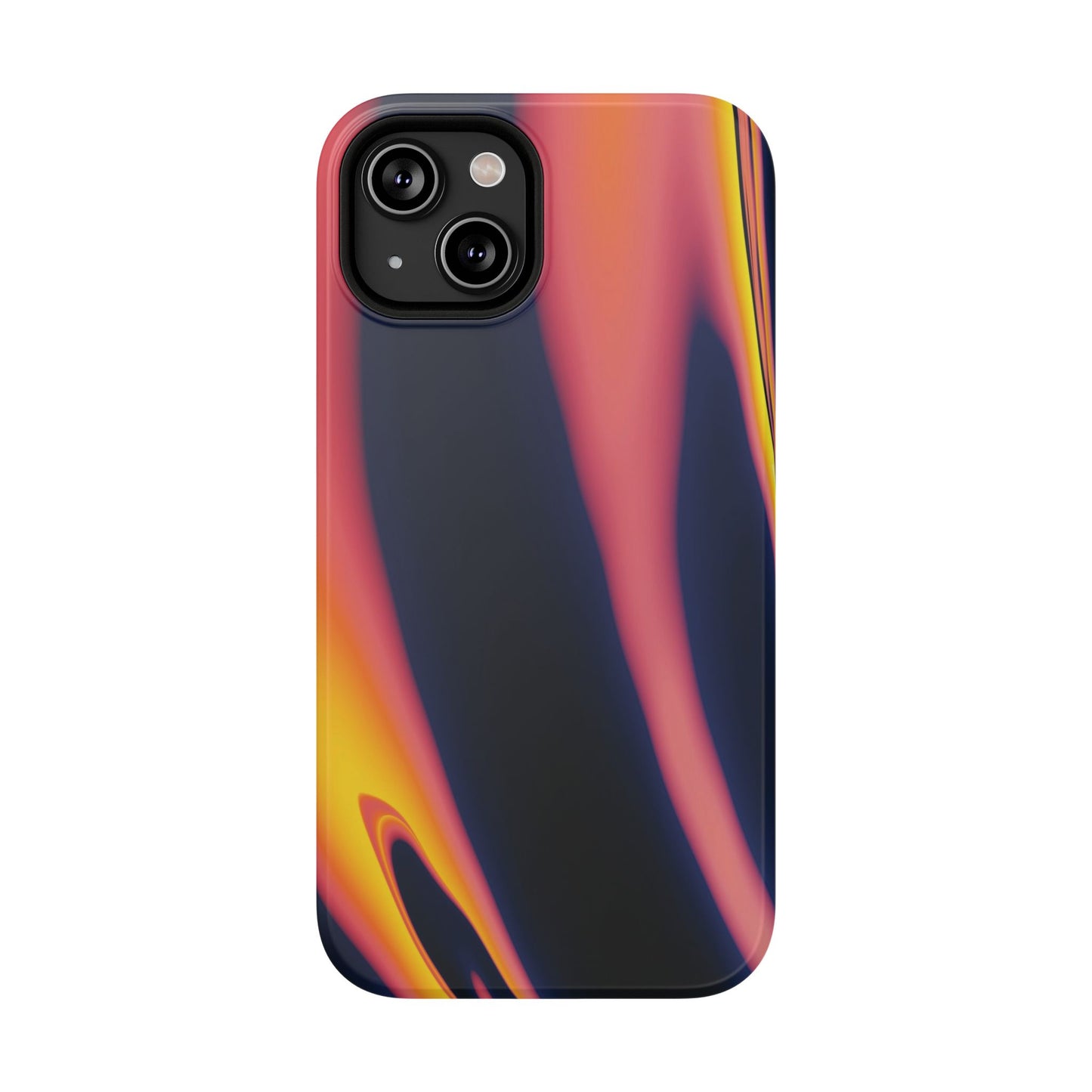 Neon Sunset Flame Phone Case – MagSafe Compatible for iPhone & Samsung Galaxy
