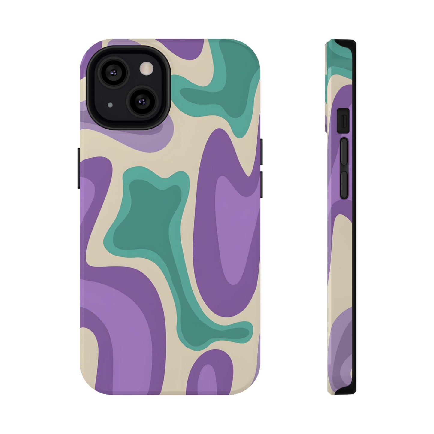Funky Psychedelic Swirl Phone Case – MagSafe Compatible for iPhone & Samsung Galaxy