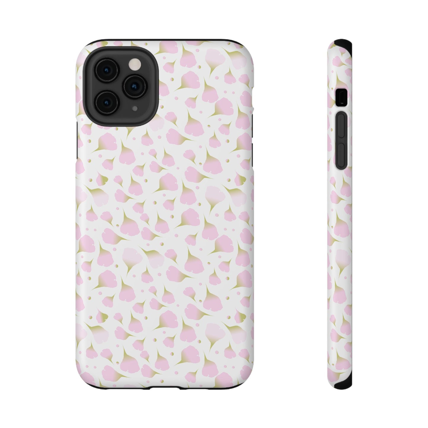 Soft Pink Petal Pattern Phone Case – MagSafe Compatible for iPhone & Samsung Galaxy