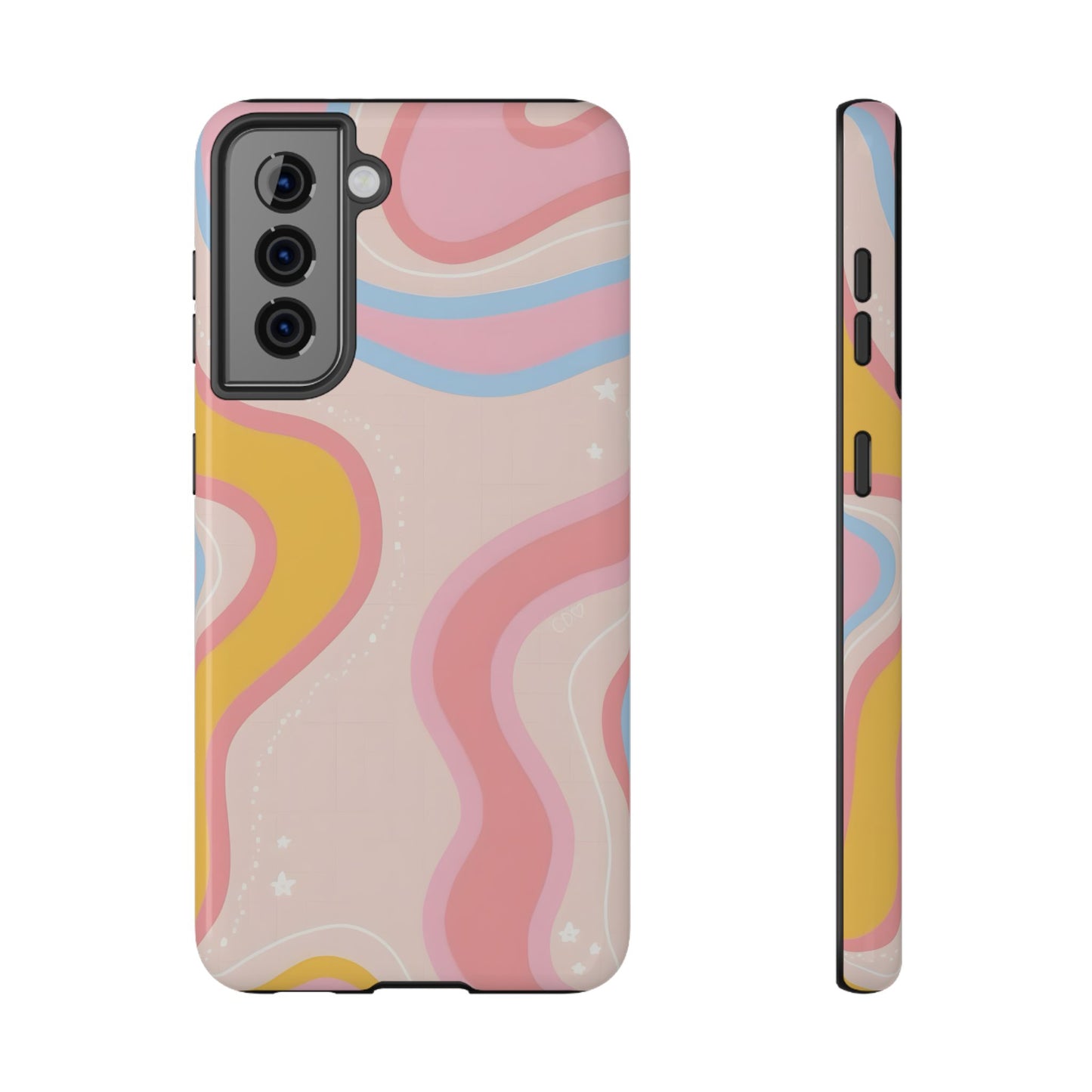 Pastel Dreamy Waves Phone Case – MagSafe Compatible for iPhone & Samsung Galaxy