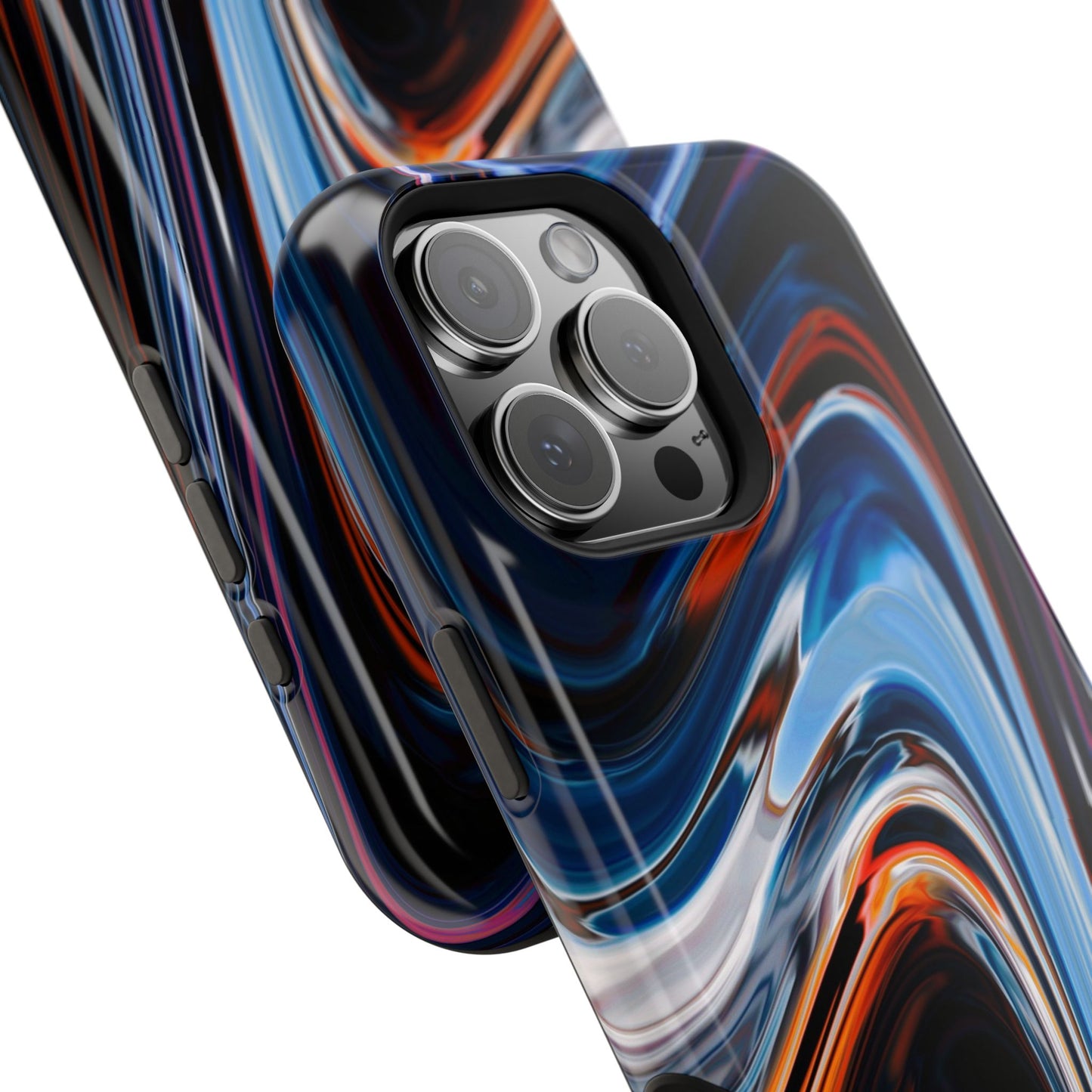 Vibrant Swirl Energy Phone Case – MagSafe Compatible for iPhone & Samsung Galaxy