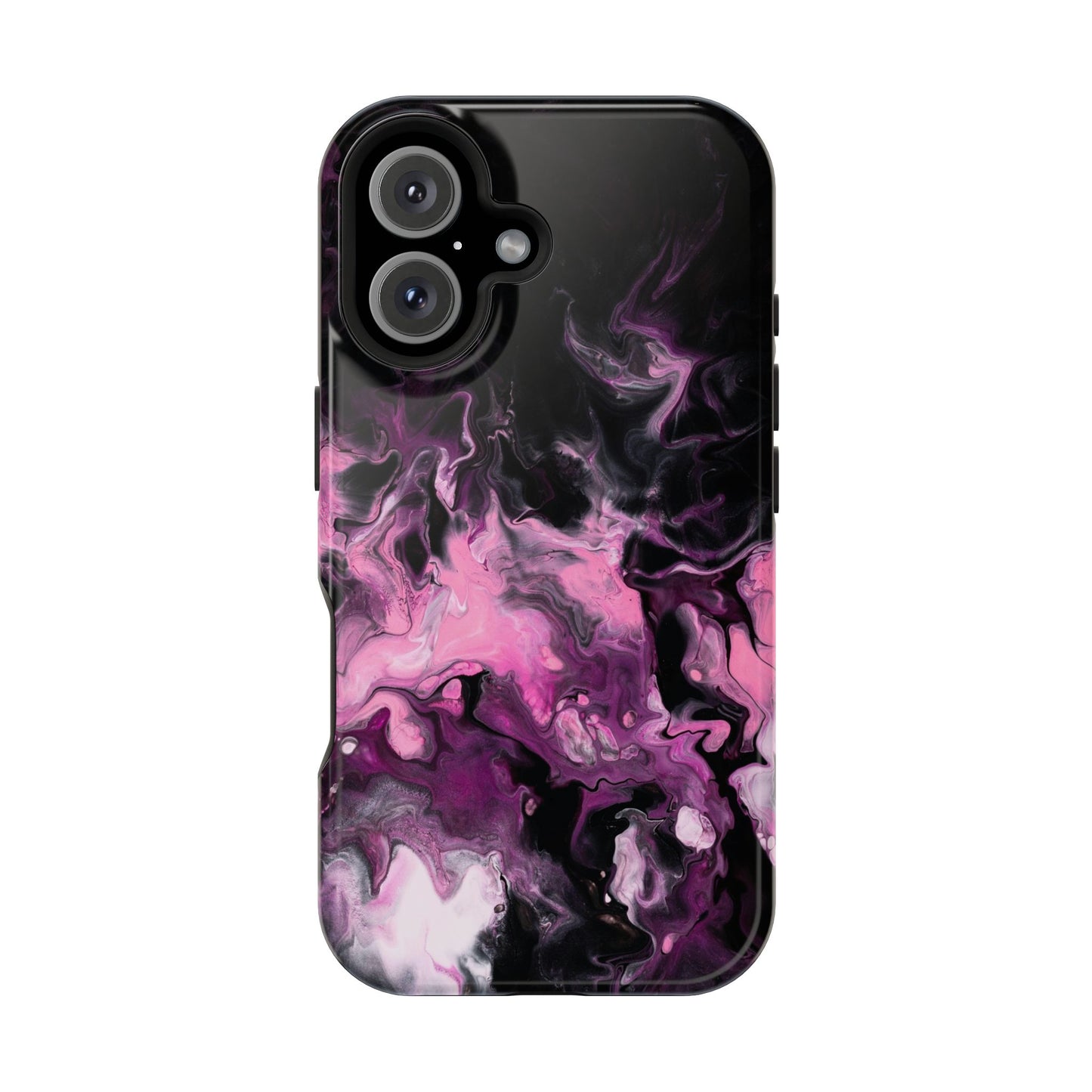 Electric Rose Marble Phone Case – MagSafe Compatible for iPhone & Samsung Galaxy