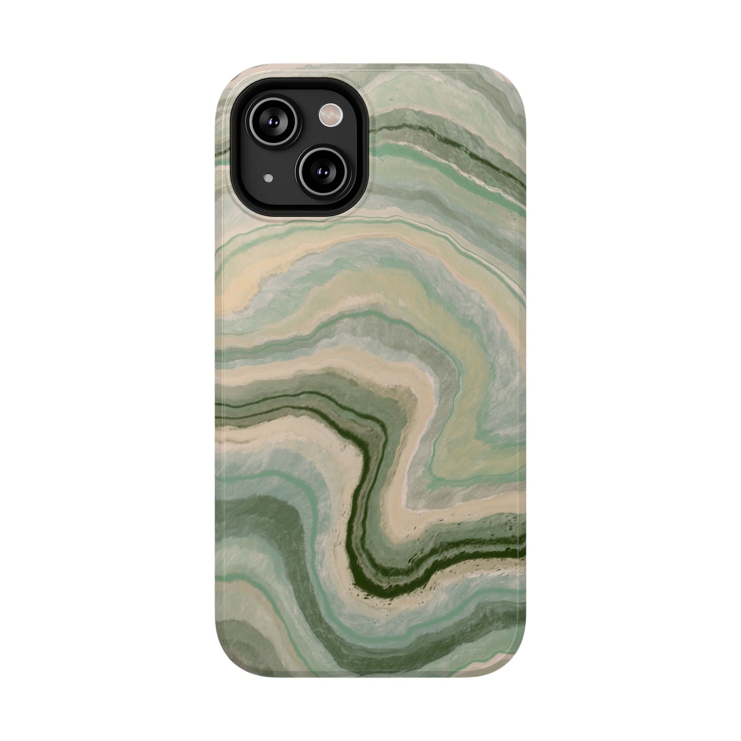 Earthy Agate Stone Phone Case – MagSafe Compatible for iPhone & Samsung Galaxy