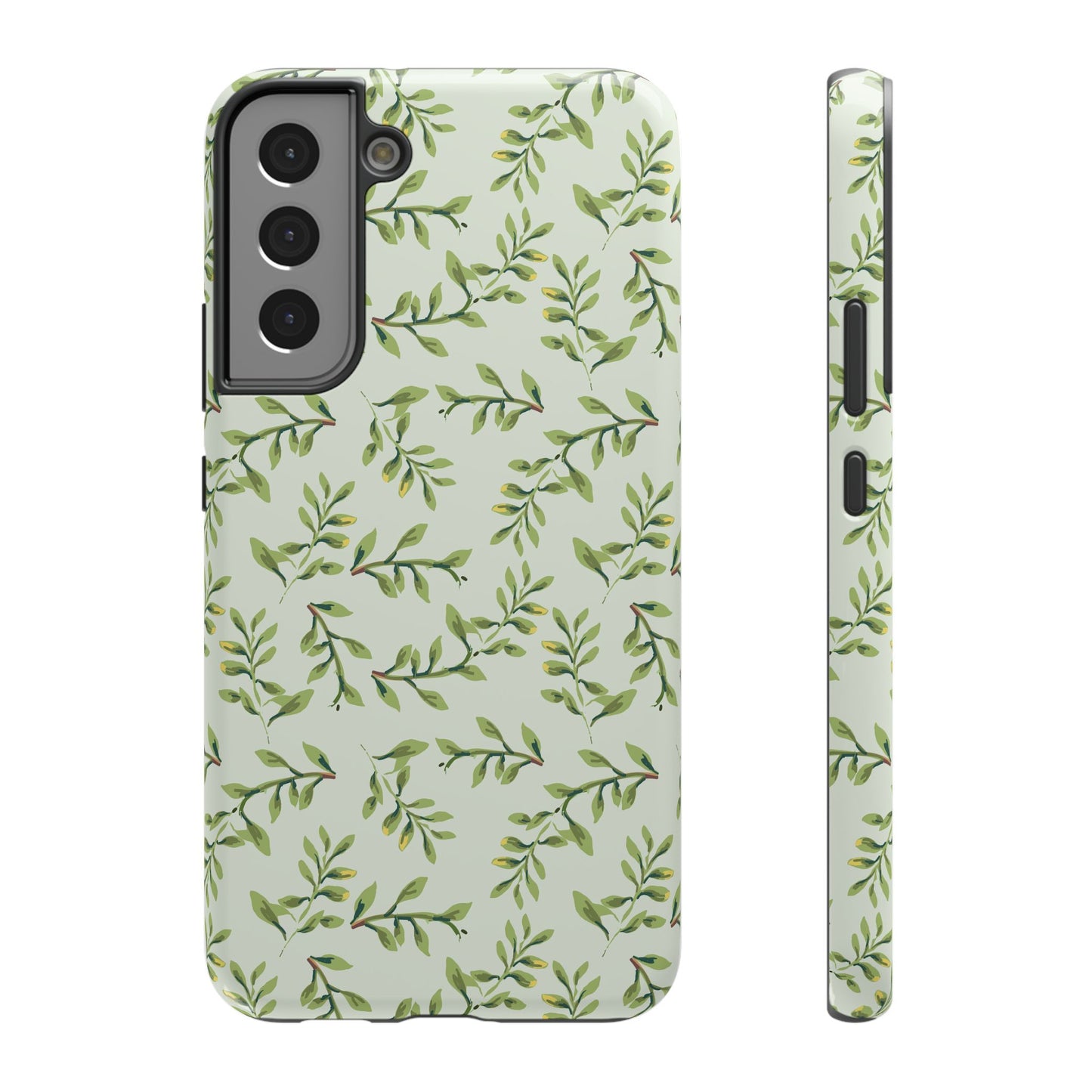 Olive Branch Botanical Phone Case – MagSafe Compatible for iPhone & Samsung Galaxy