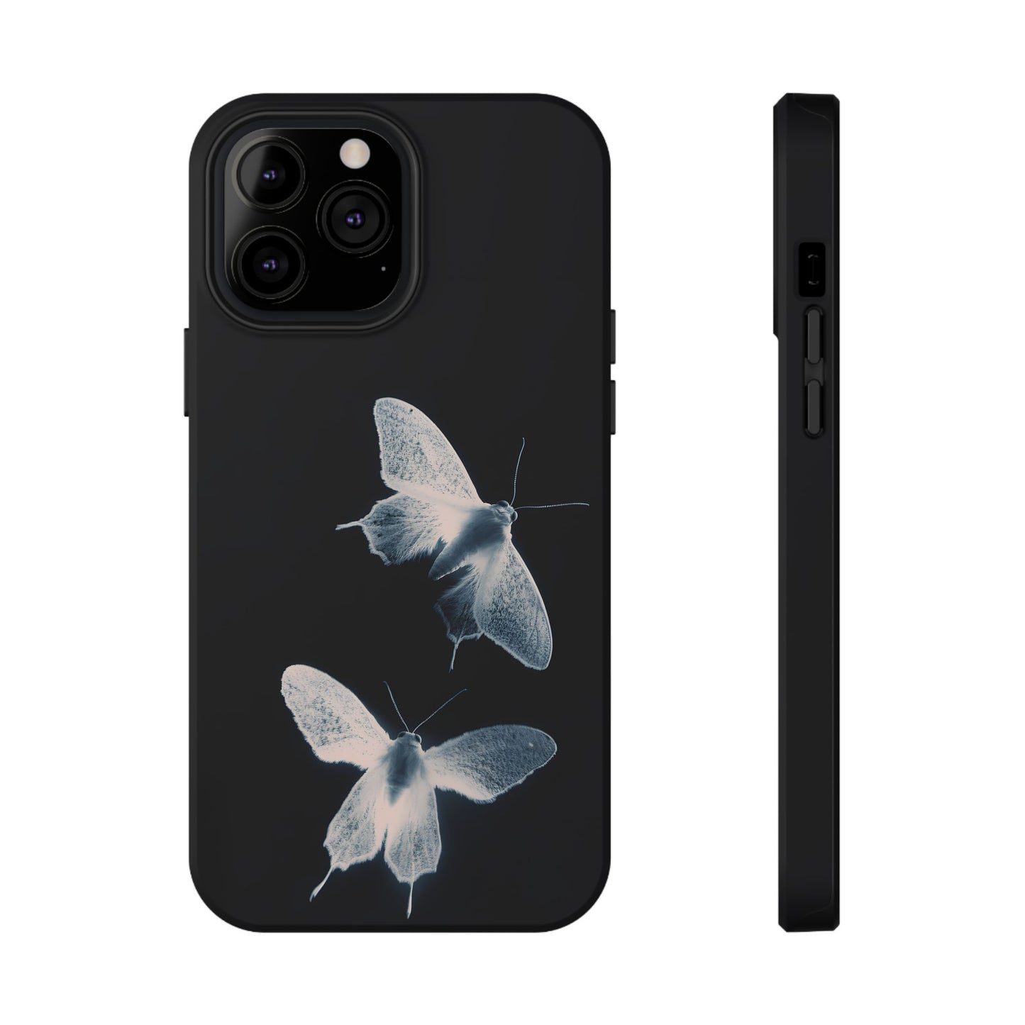 Ethereal Moth Dark Aesthetic Phone Case – MagSafe Compatible for iPhone & Samsung Galaxy