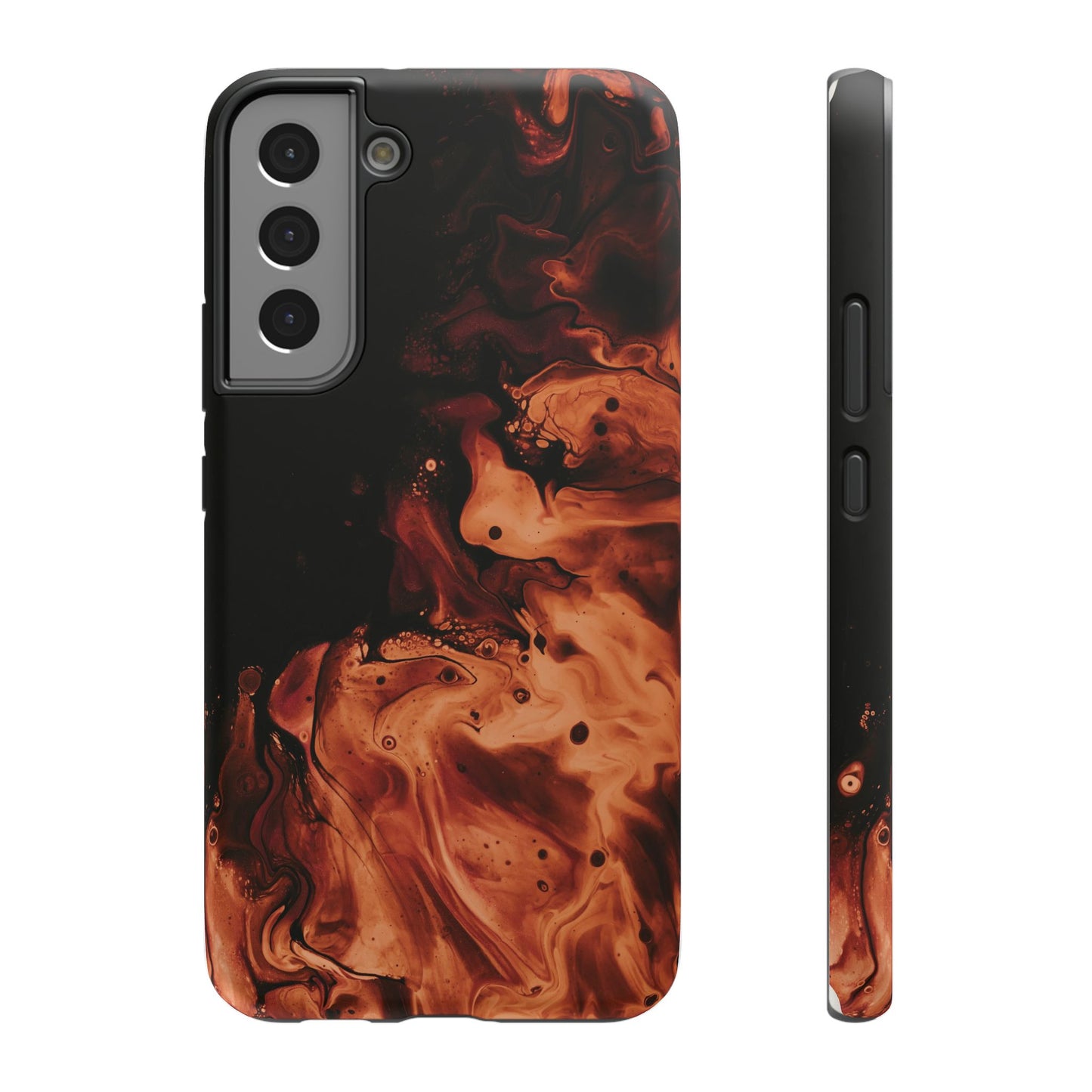 Molten Lava Abstract Art Phone Case – MagSafe Compatible for iPhone & Samsung Galaxy