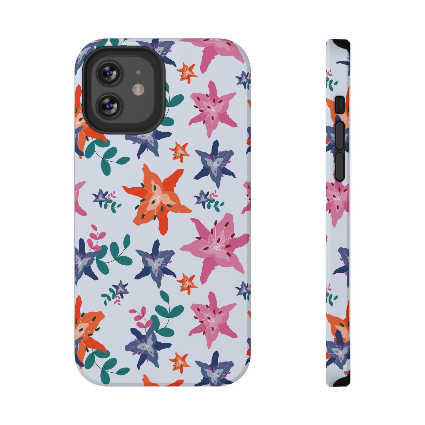 Watercolor Lily Garden Phone Case – MagSafe Compatible for iPhone & Samsung Galaxy