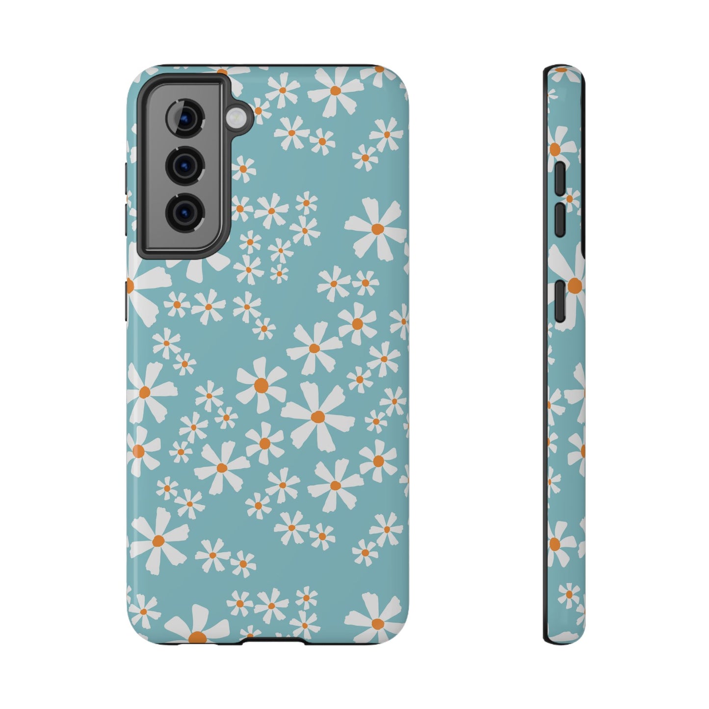 Vintage Daisy Field Phone Case – MagSafe Compatible for iPhone & Samsung Galaxy