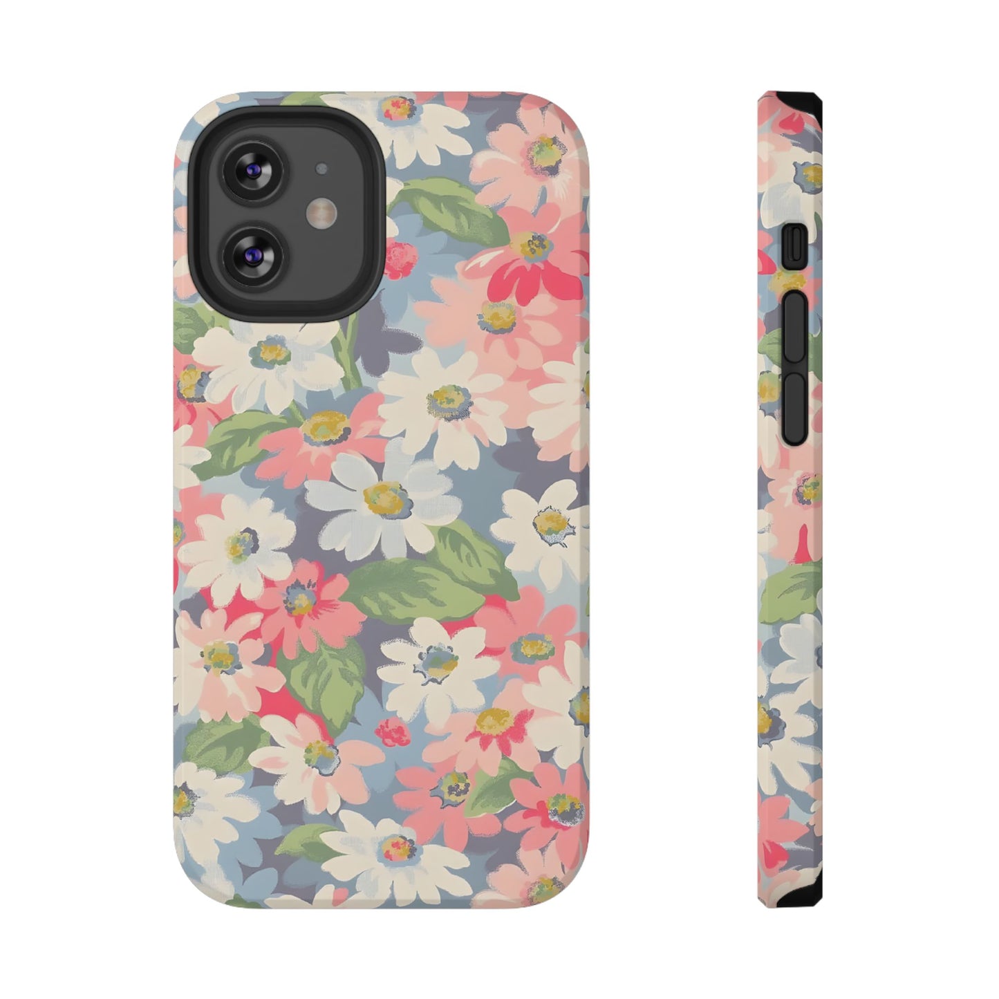 Vintage Floral Daisy Phone Case – MagSafe Compatible for iPhone & Samsung Galaxy