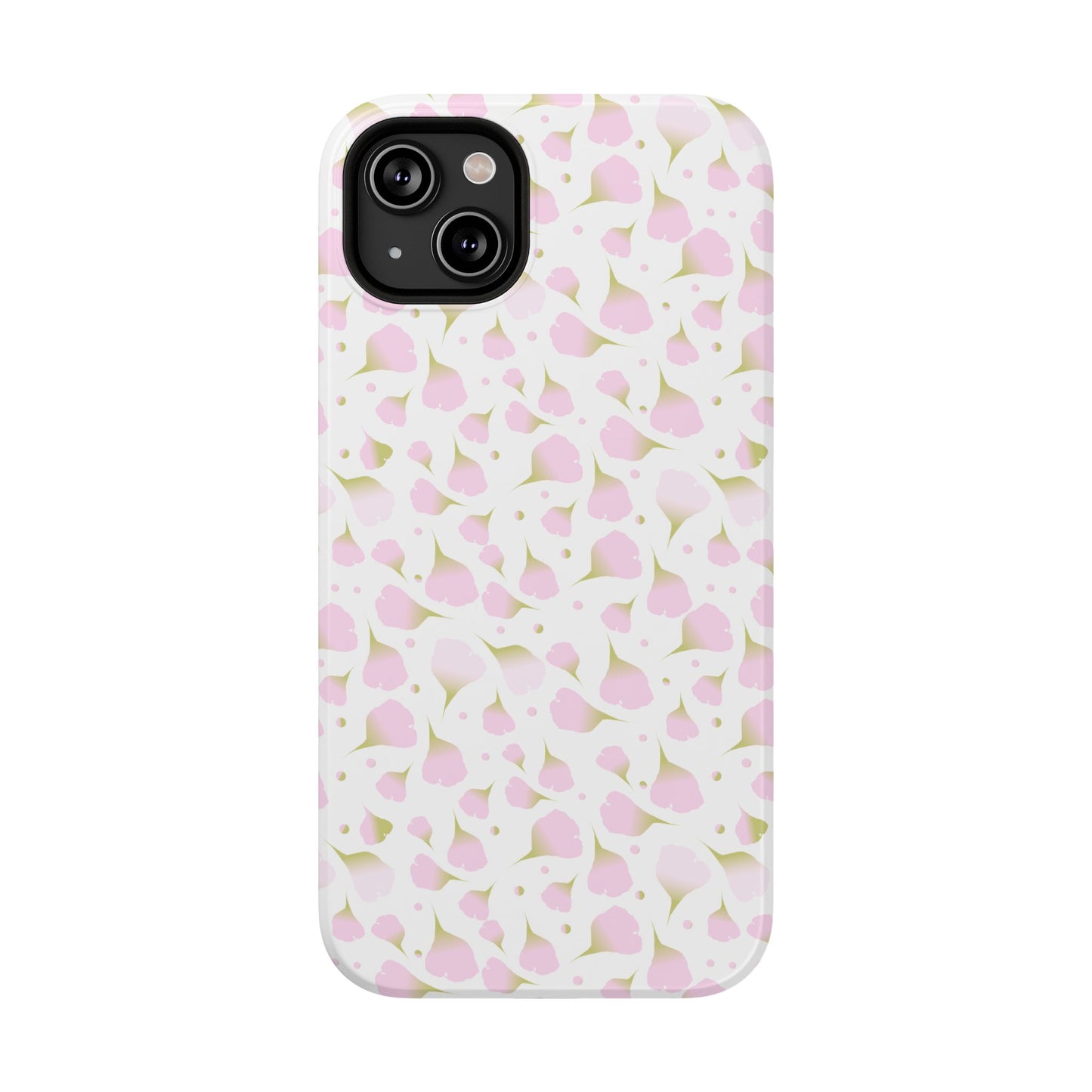 Soft Pink Petal Pattern Phone Case – MagSafe Compatible for iPhone & Samsung Galaxy
