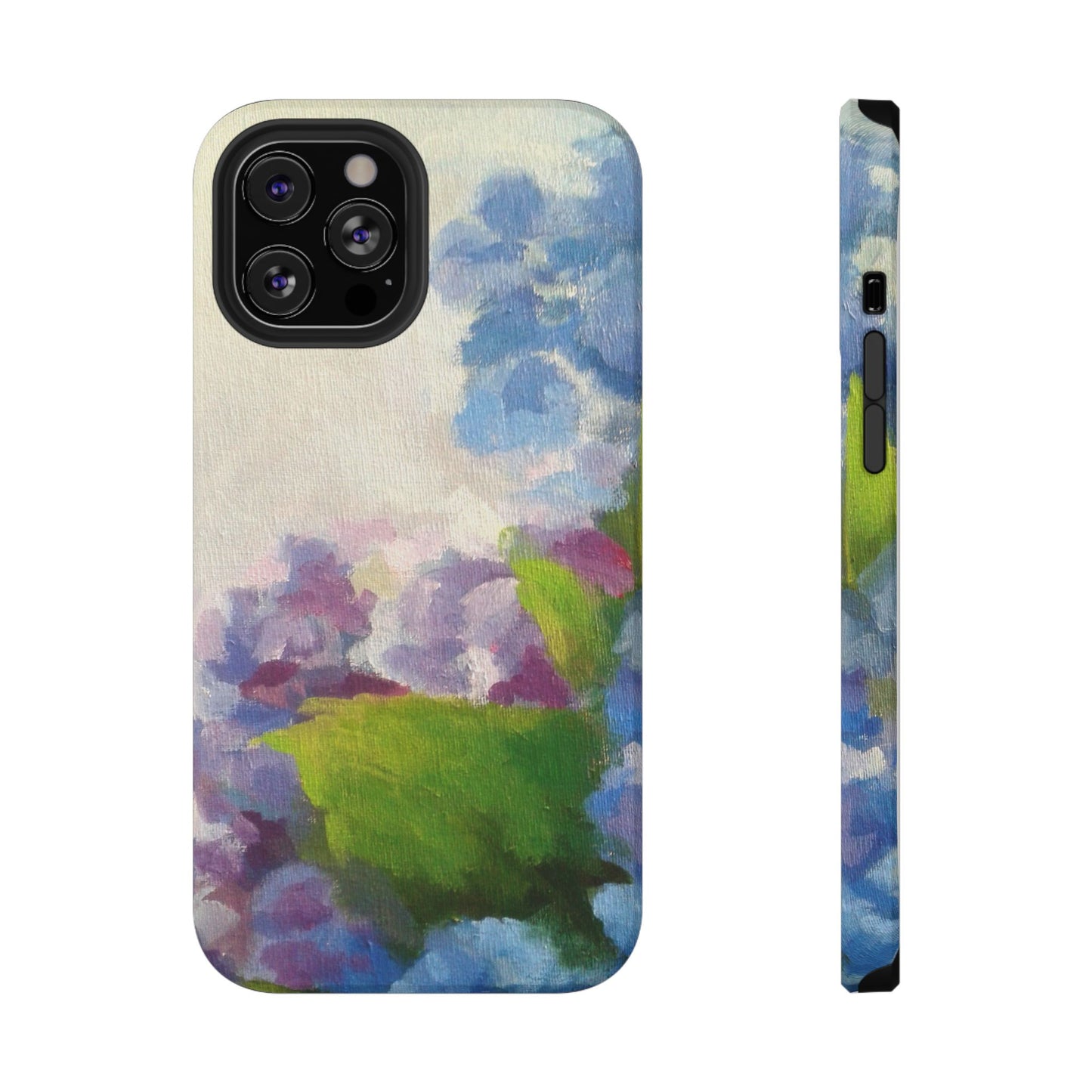 Hydrangea Dream Phone Case – Artistic Floral Design, MagSafe Compatible for iPhone & Samsung Galaxy