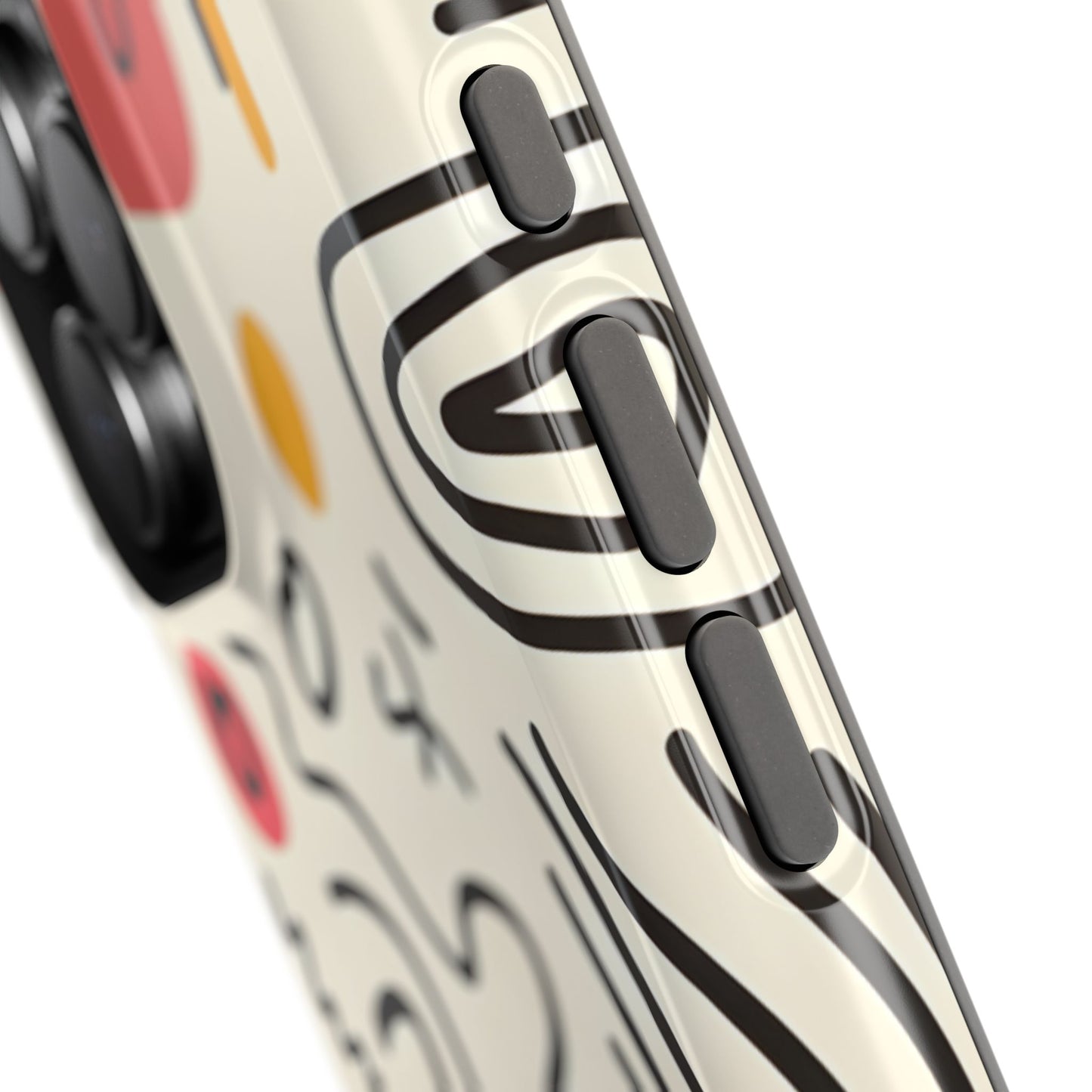 Abstract Doodle Art Phone Case – MagSafe Compatible for iPhone & Samsung Galaxy