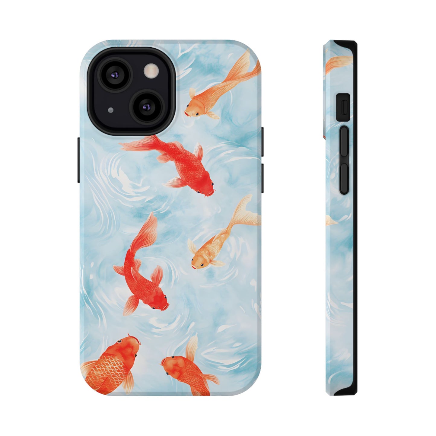 Koi Fish Pond Phone Case – MagSafe Compatible for iPhone & Samsung Galaxy