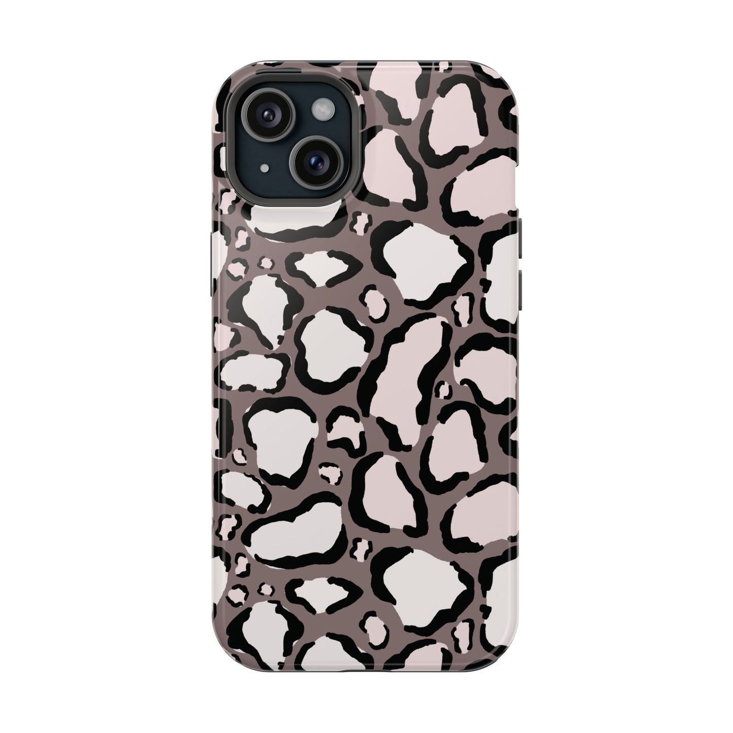 Chic Leopard Print Phone Case – MagSafe Compatible for iPhone & Samsung Galaxy