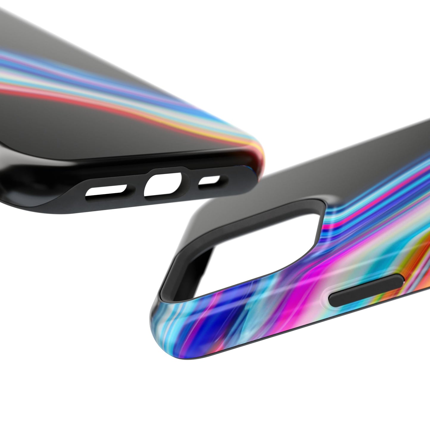 Neon Light Streak Phone Case – MagSafe Compatible for iPhone & Samsung Galaxy
