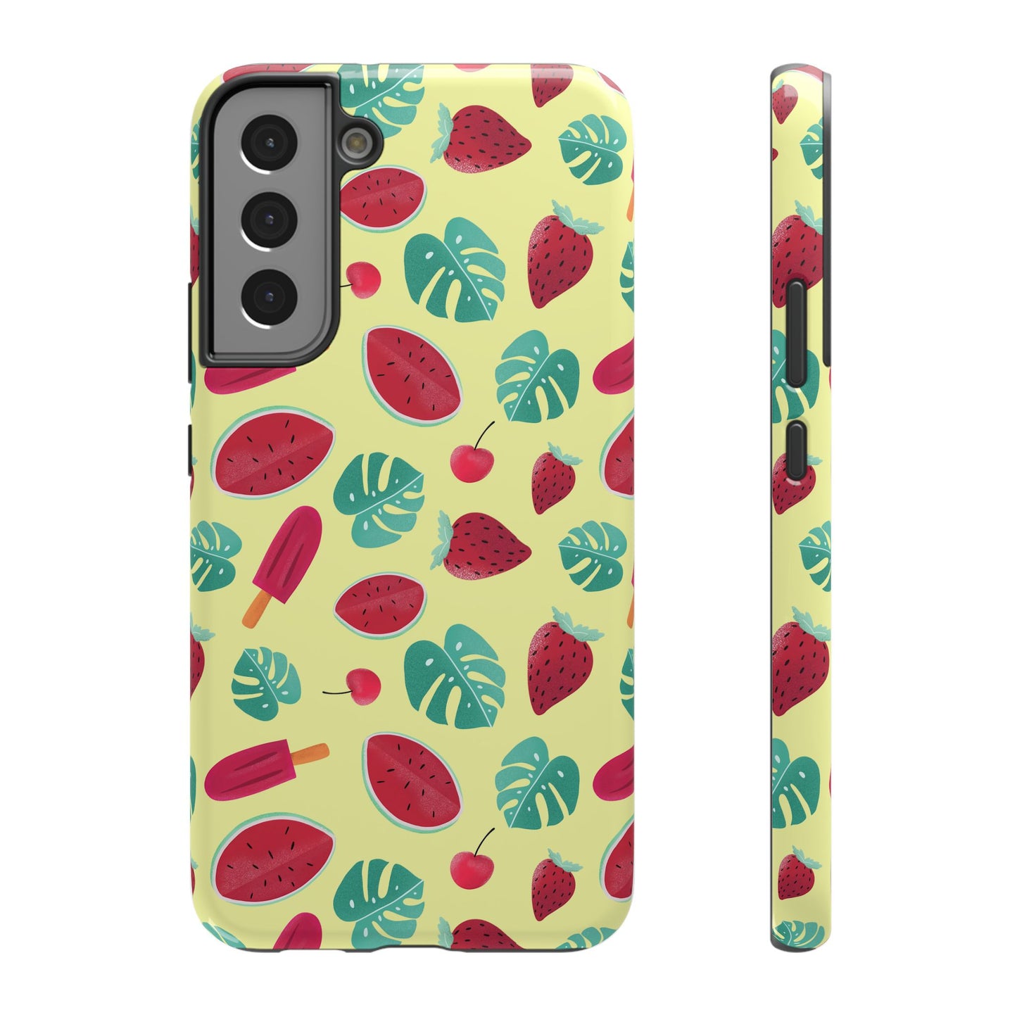 Tropical Summer Fruits Phone Case – MagSafe Compatible for iPhone & Samsung Galaxy