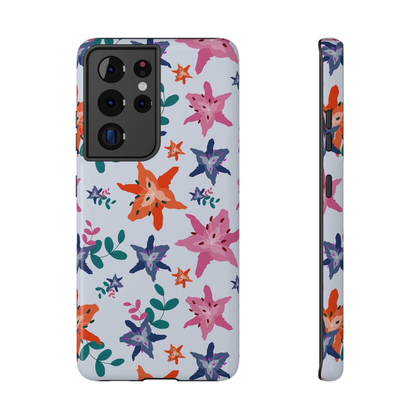 Watercolor Lily Garden Phone Case – MagSafe Compatible for iPhone & Samsung Galaxy