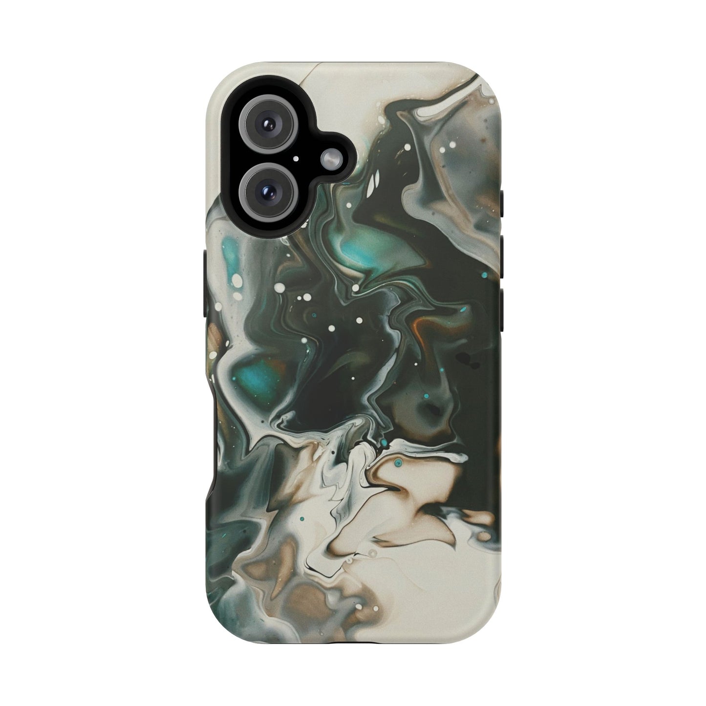 Terra Mist Earthtone Marble Phone Case – MagSafe Compatible for iPhone & Samsung Galaxy