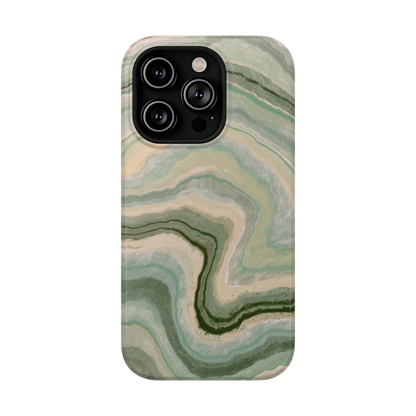 Earthy Agate Stone Phone Case – MagSafe Compatible for iPhone & Samsung Galaxy