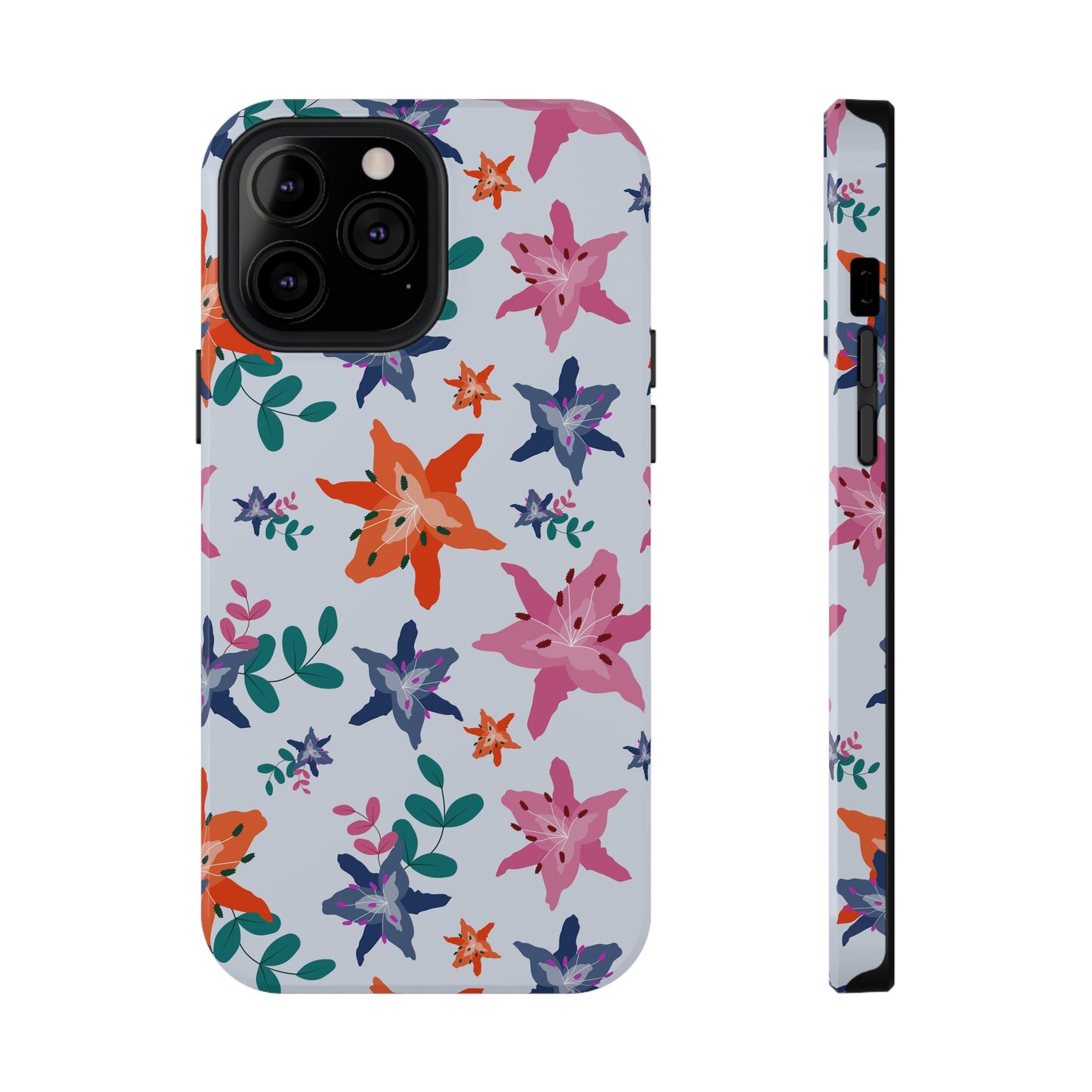 Watercolor Lily Garden Phone Case – MagSafe Compatible for iPhone & Samsung Galaxy