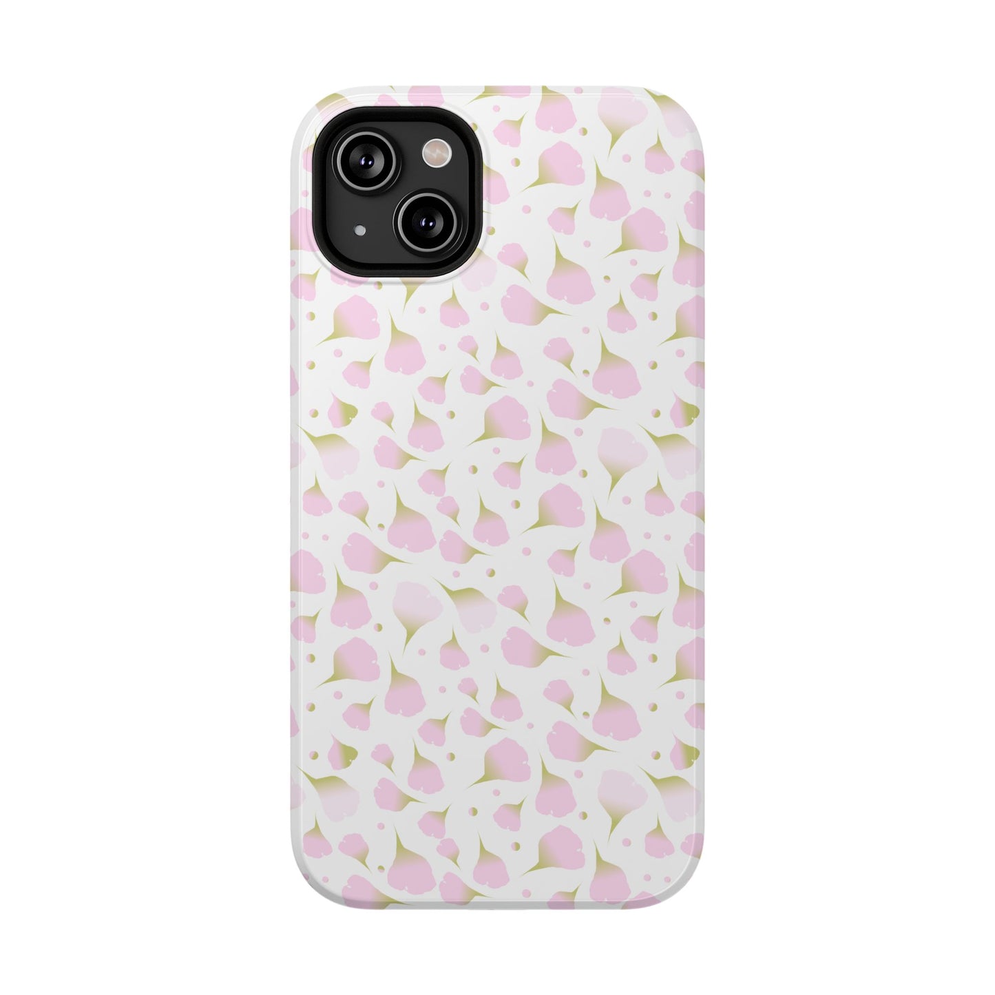 Soft Pink Petal Pattern Phone Case – MagSafe Compatible for iPhone & Samsung Galaxy