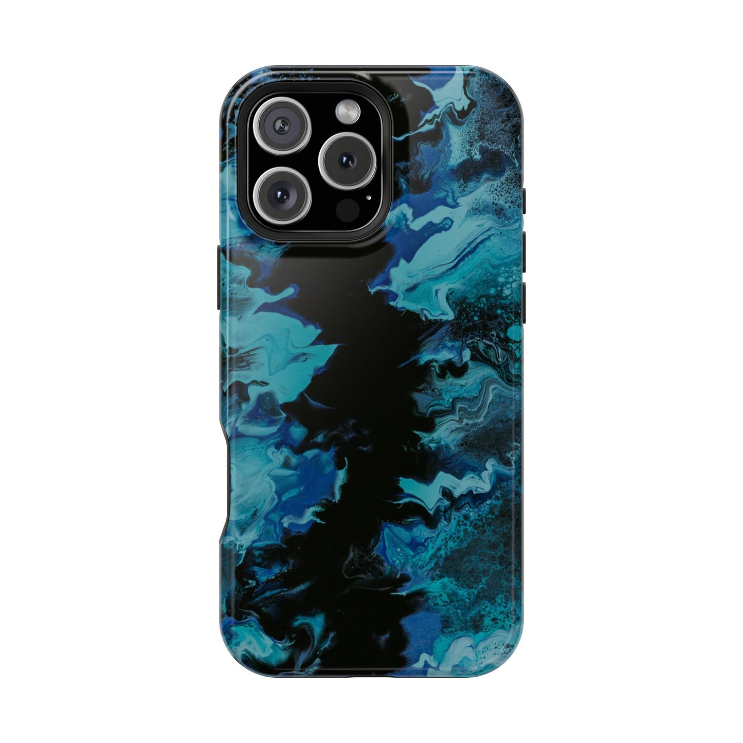 Deep Ocean Swirl Phone Case – MagSafe Compatible for iPhone & Samsung Galaxy