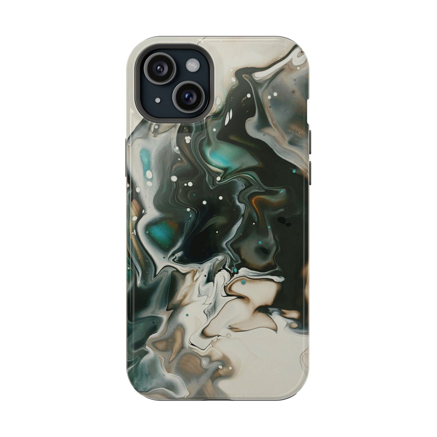 Terra Mist Earthtone Marble Phone Case – MagSafe Compatible for iPhone & Samsung Galaxy