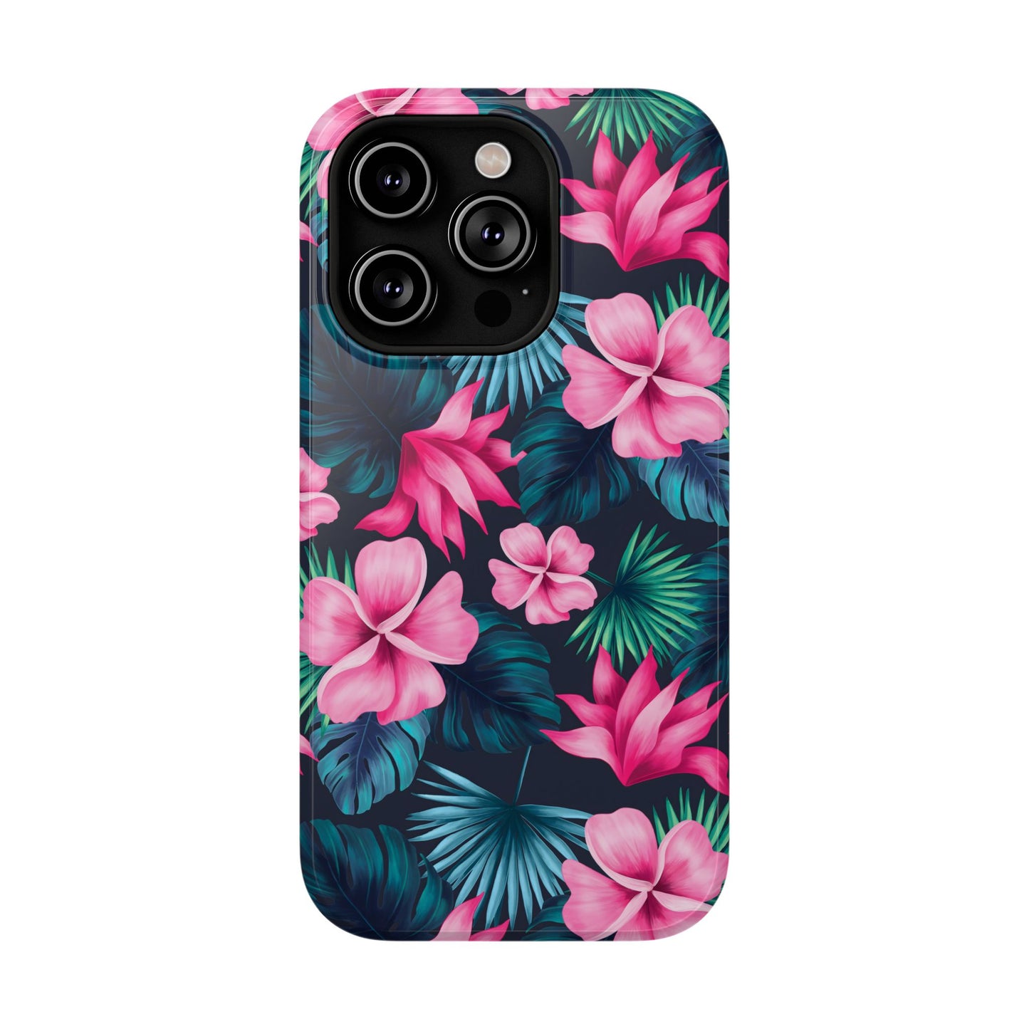Tropical Paradise Floral Phone Case – MagSafe Compatible for iPhone & Samsung Galaxy