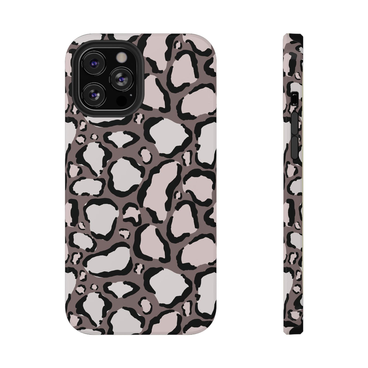 Chic Leopard Print Phone Case – MagSafe Compatible for iPhone & Samsung Galaxy
