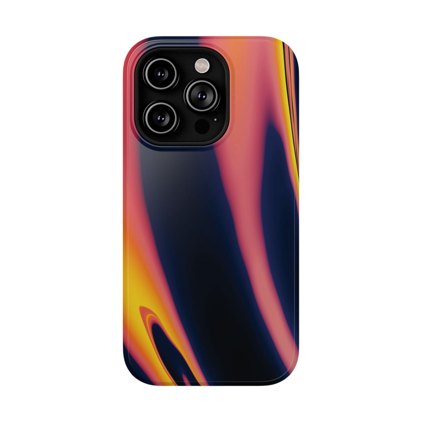 Neon Sunset Flame Phone Case – MagSafe Compatible for iPhone & Samsung Galaxy