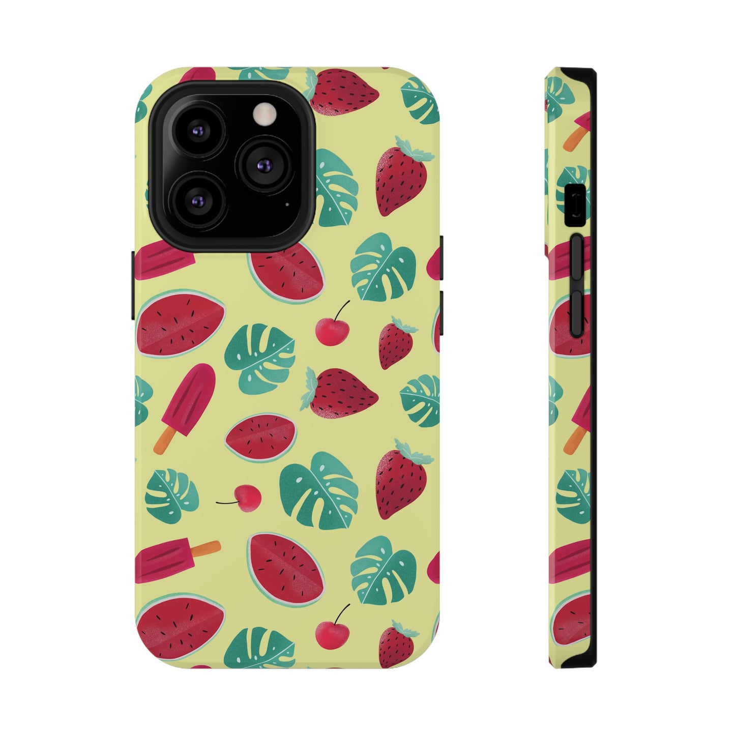 Tropical Summer Fruits Phone Case – MagSafe Compatible for iPhone & Samsung Galaxy