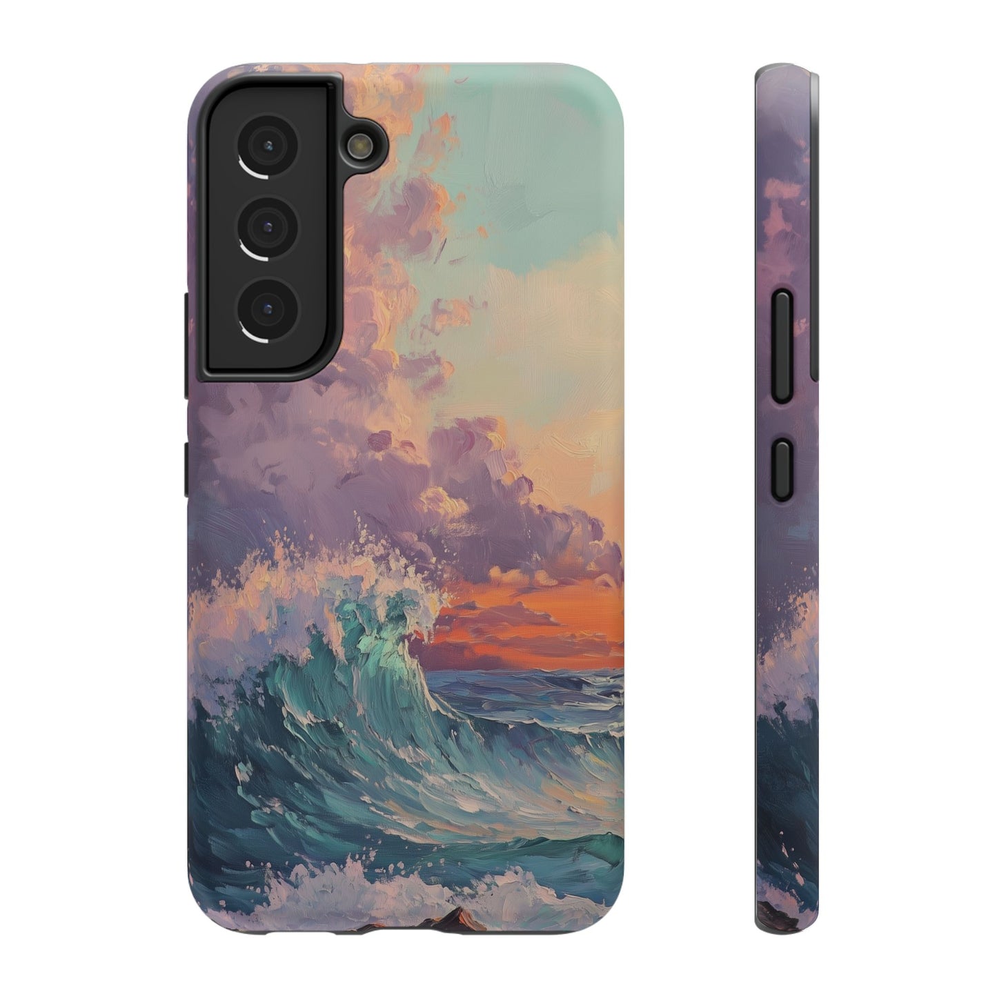 Ocean Sunset Waves Phone Case – MagSafe Compatible for iPhone & Samsung Galaxy