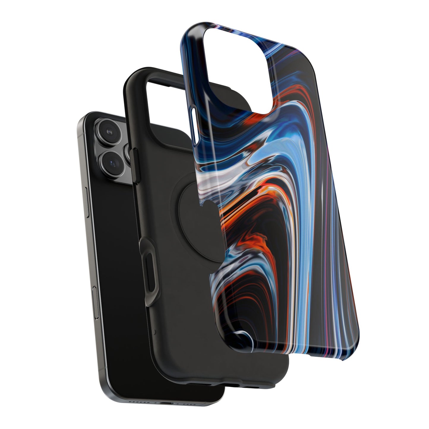 Vibrant Swirl Energy Phone Case – MagSafe Compatible for iPhone & Samsung Galaxy