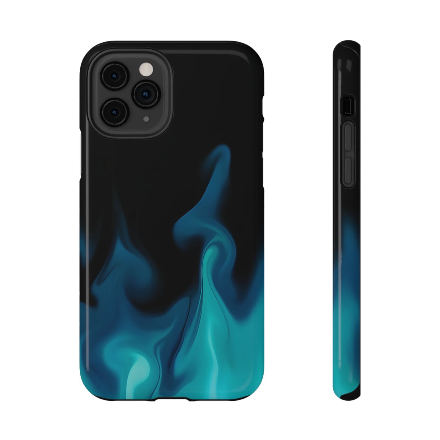 Blue Flame Energy Phone Case – MagSafe Compatible for iPhone & Samsung Galaxy