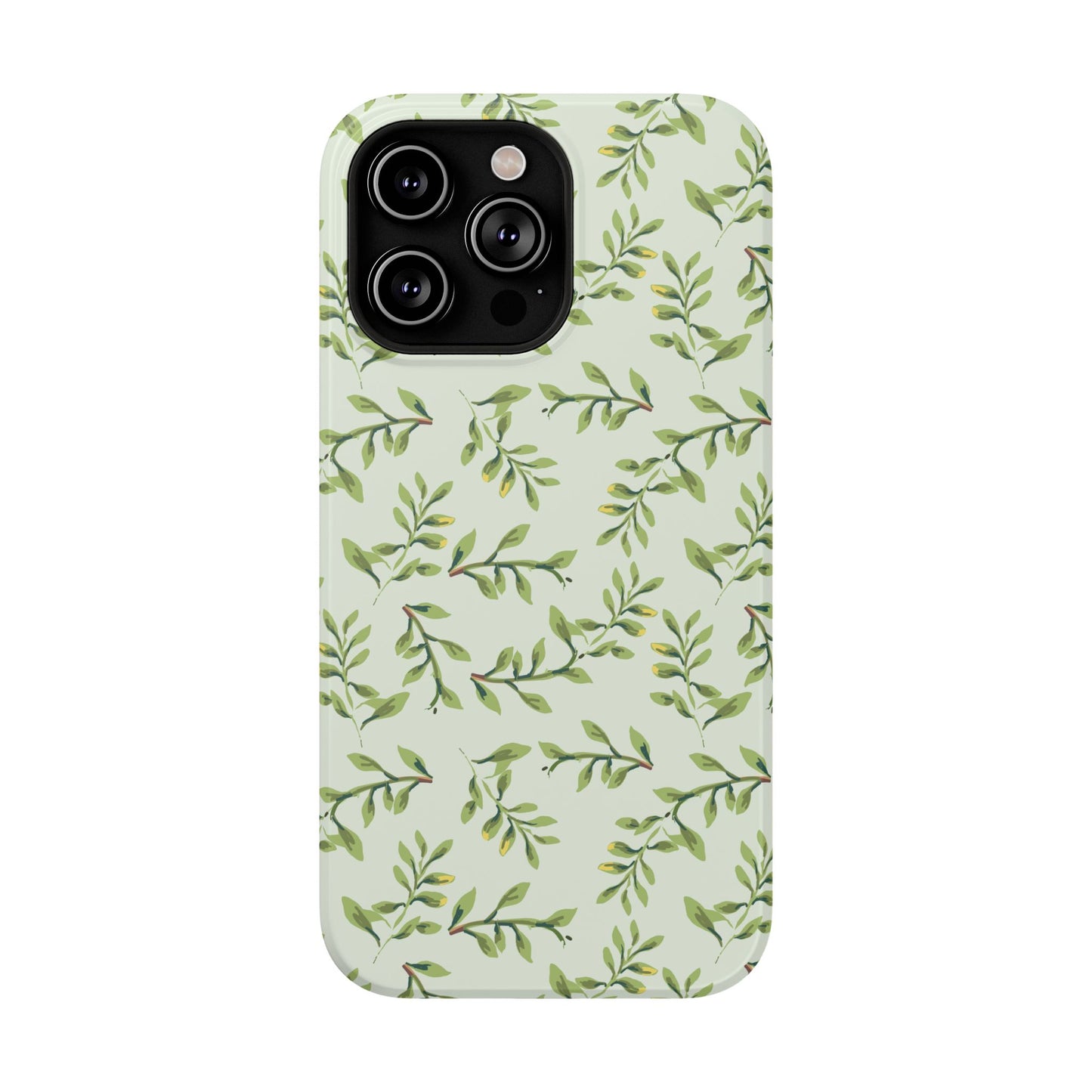 Olive Branch Botanical Phone Case – MagSafe Compatible for iPhone & Samsung Galaxy