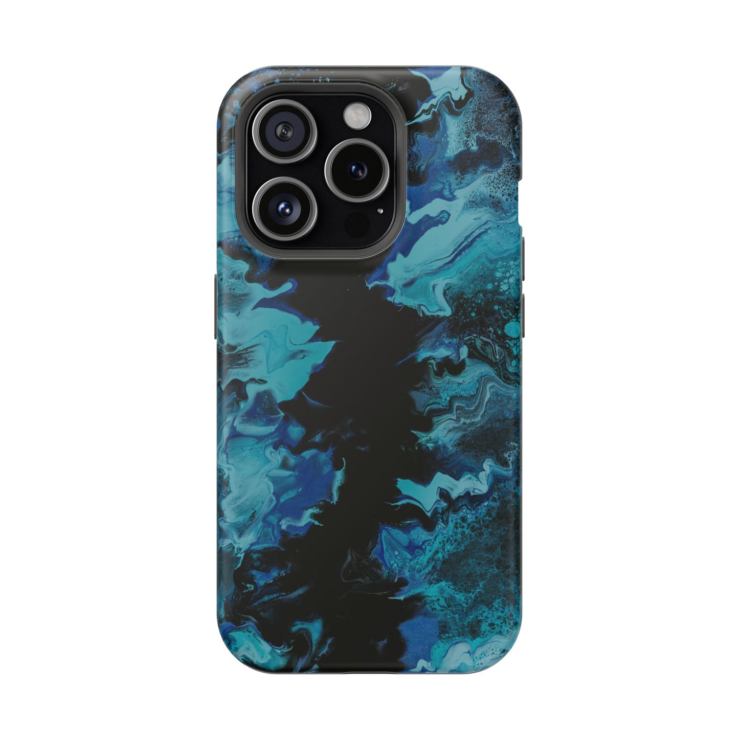 Deep Ocean Swirl Phone Case – MagSafe Compatible for iPhone & Samsung Galaxy