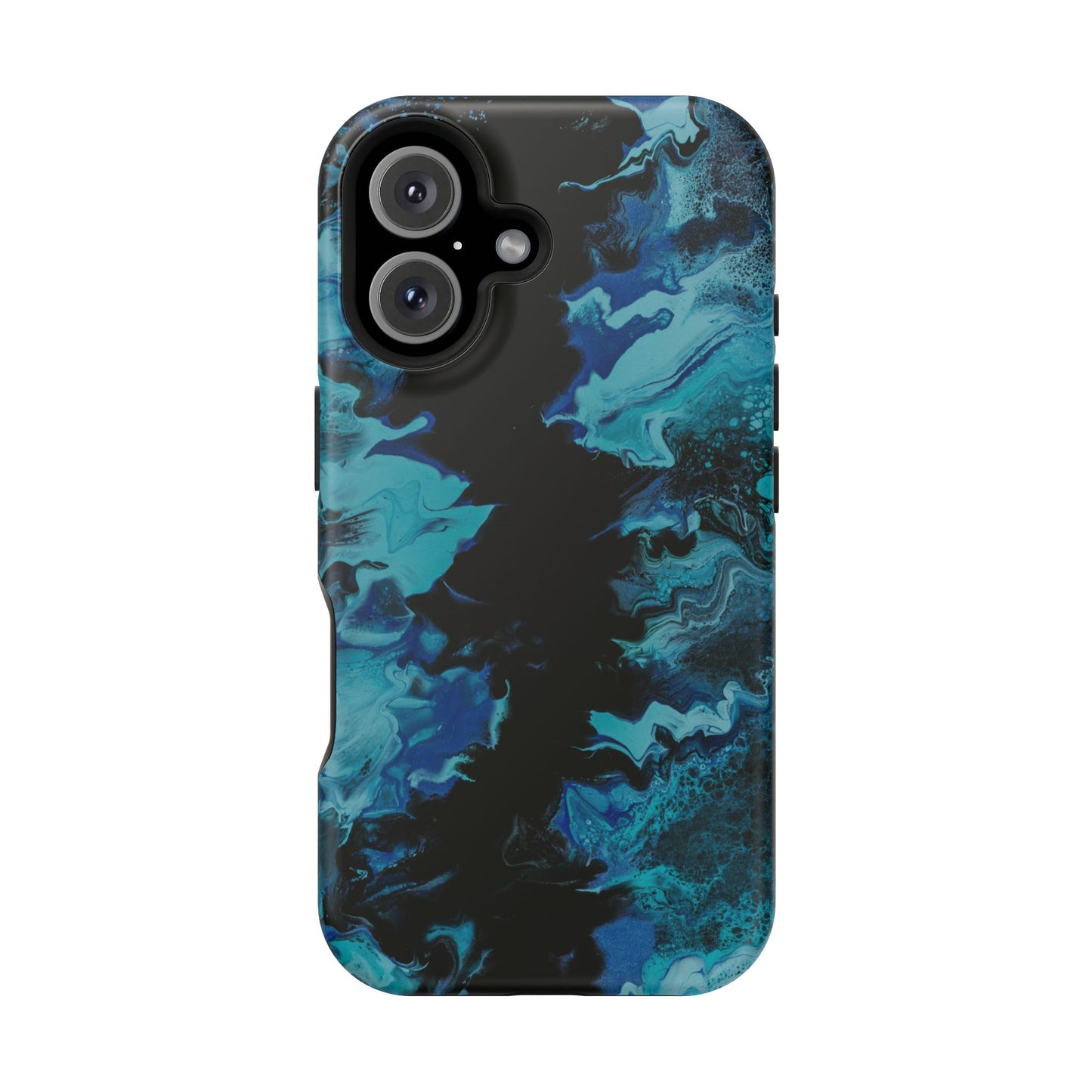 Deep Ocean Swirl Phone Case – MagSafe Compatible for iPhone & Samsung Galaxy