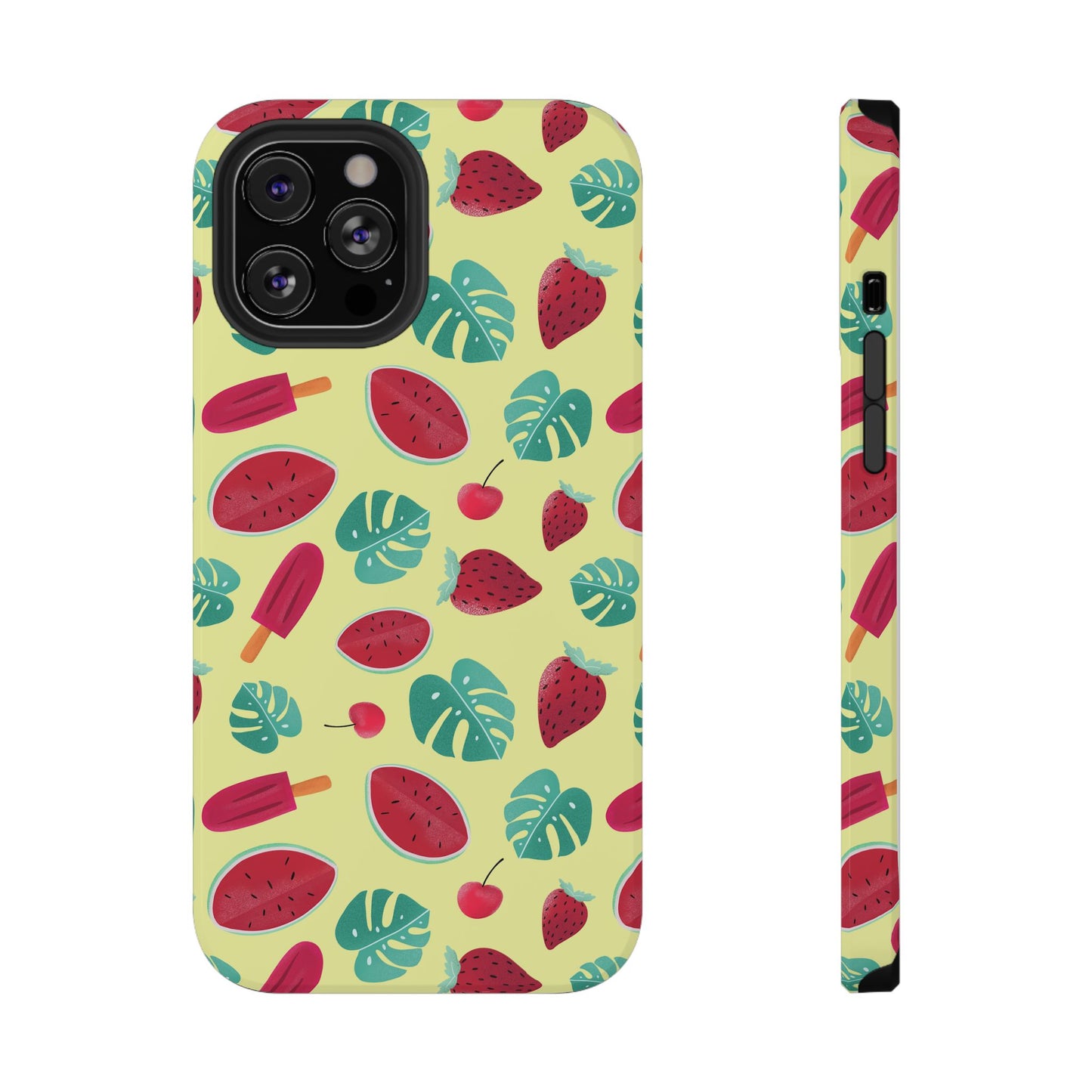 Tropical Summer Fruits Phone Case – MagSafe Compatible for iPhone & Samsung Galaxy