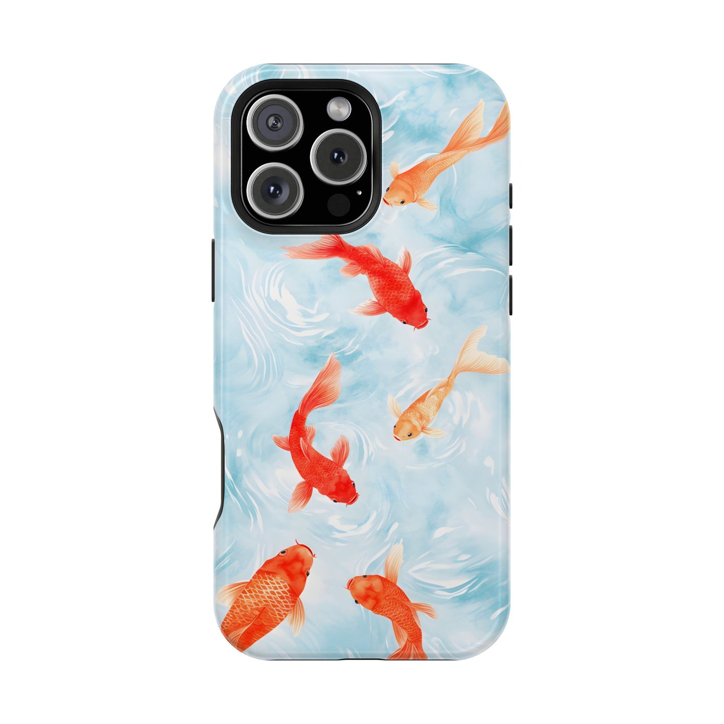 Koi Fish Pond Phone Case – MagSafe Compatible for iPhone & Samsung Galaxy